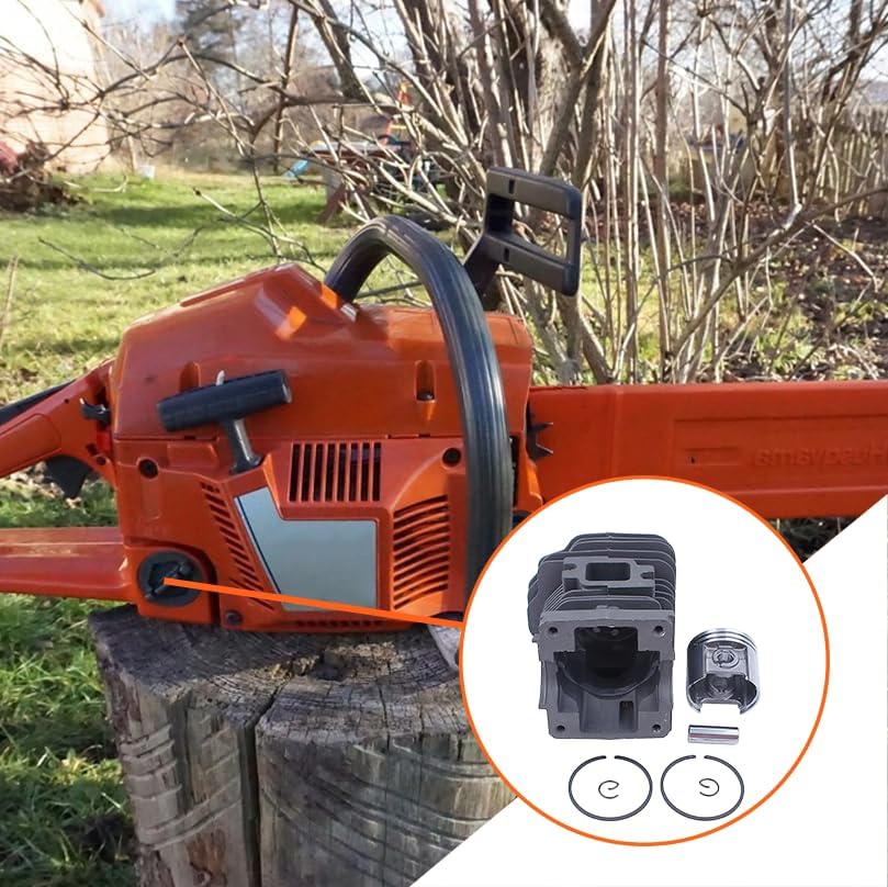 Miniatura 6 de para Stihl 025 023 MS250 MS230 para motosierra, kit de pistón de cilindro, 1123 020 1209, 1123 021 2500, 1123 358 7701