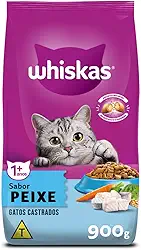 whiskas Ração Whiskas Peixe Gatos Adultos Castrados 900 G