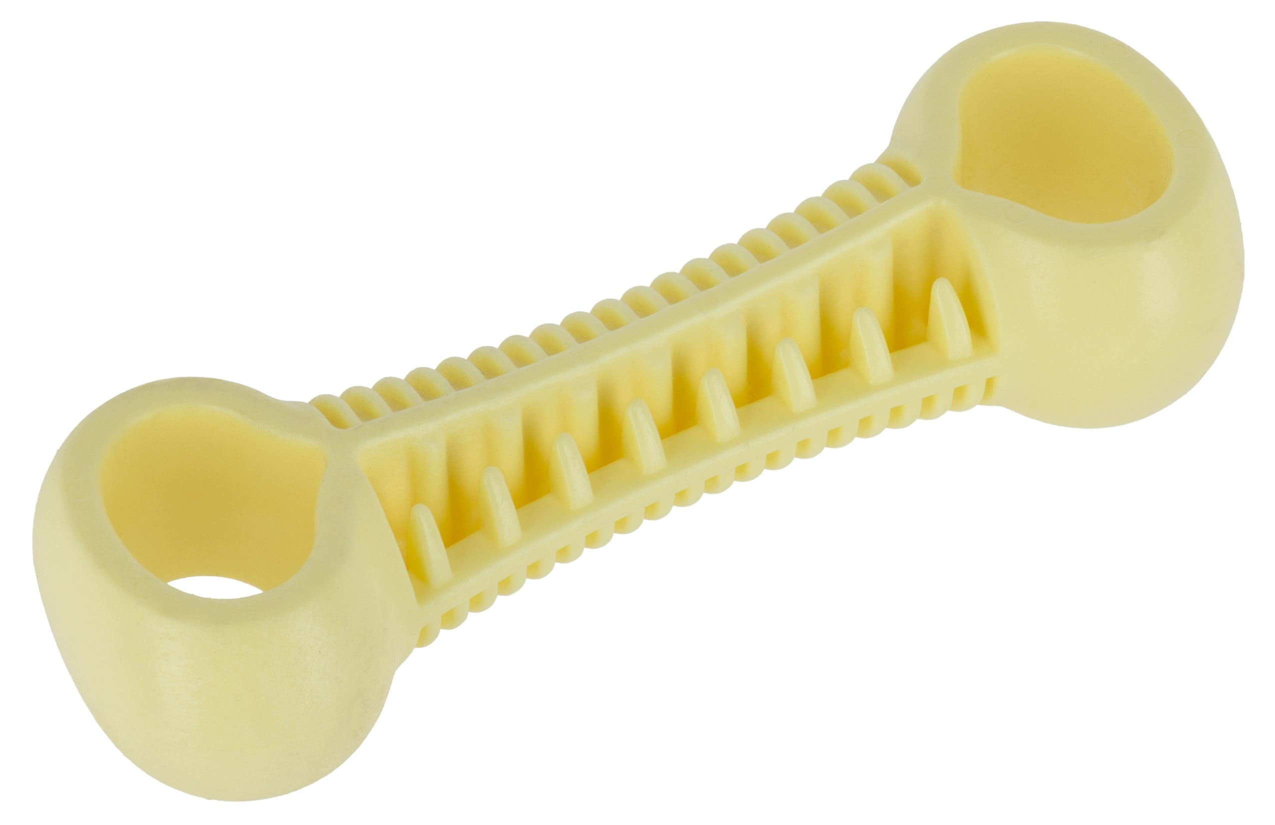 Kerbl Pet Dumbbell, Dog Toy, Floating Dog Toy, Fetch Toy, 13.5 x 4.5 x 3 cm, Yellow, TPE for Small and Large Dogs, Teeth Cleaning, BPA Free
