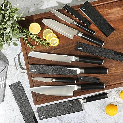 Babish-High-Carbon-14116-German-Steel-14-Piece-Full-Tang-Forged-Kitchen-Knife-Set-WSheaths