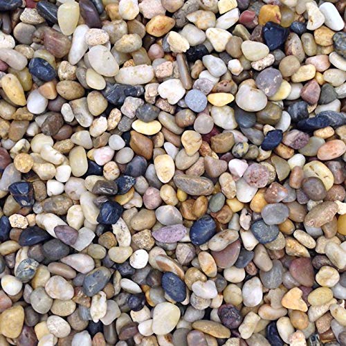 Aquarium Fish Tank Stones Pebbles Substrate Gravel, 0.5-1 cm, 2KG
