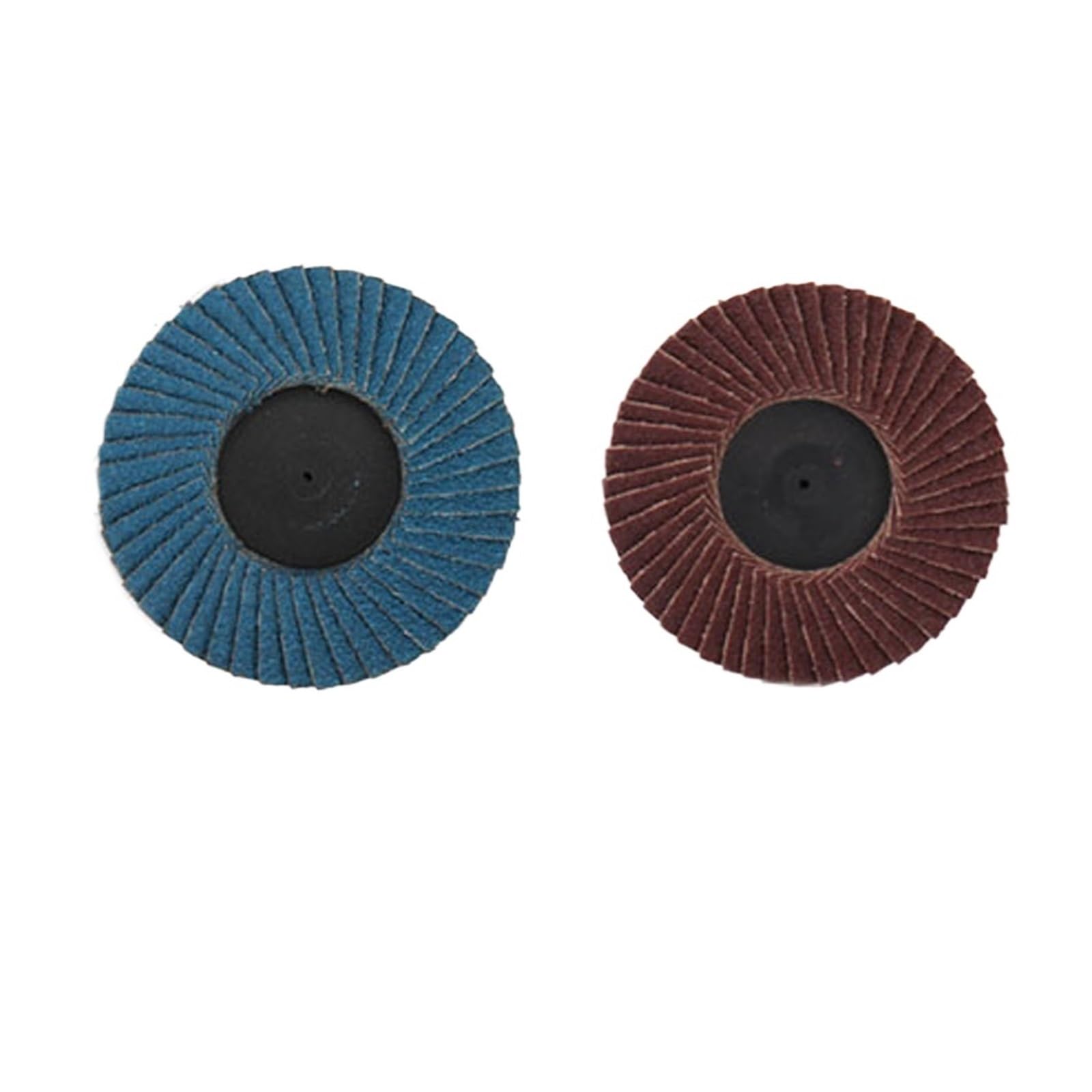 Dischi lamellari Professionali Piatti da 75 mm e 3" con bloccaggio a Rullo, for levigatura, smerigliatrici angolari, lucidatura, rimozione della ruggine da Metallo e Ferro(10Pcs Red)