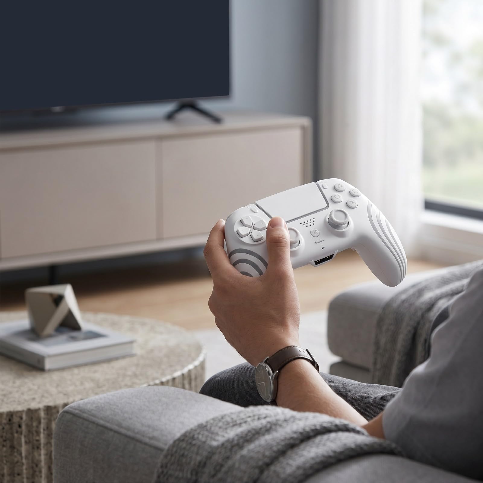 YUEHISY Controller di Gioco Wireless, Controller per PC, Hall Effect Gamepad for Gaming su Computer e Intrattenimento Domestico