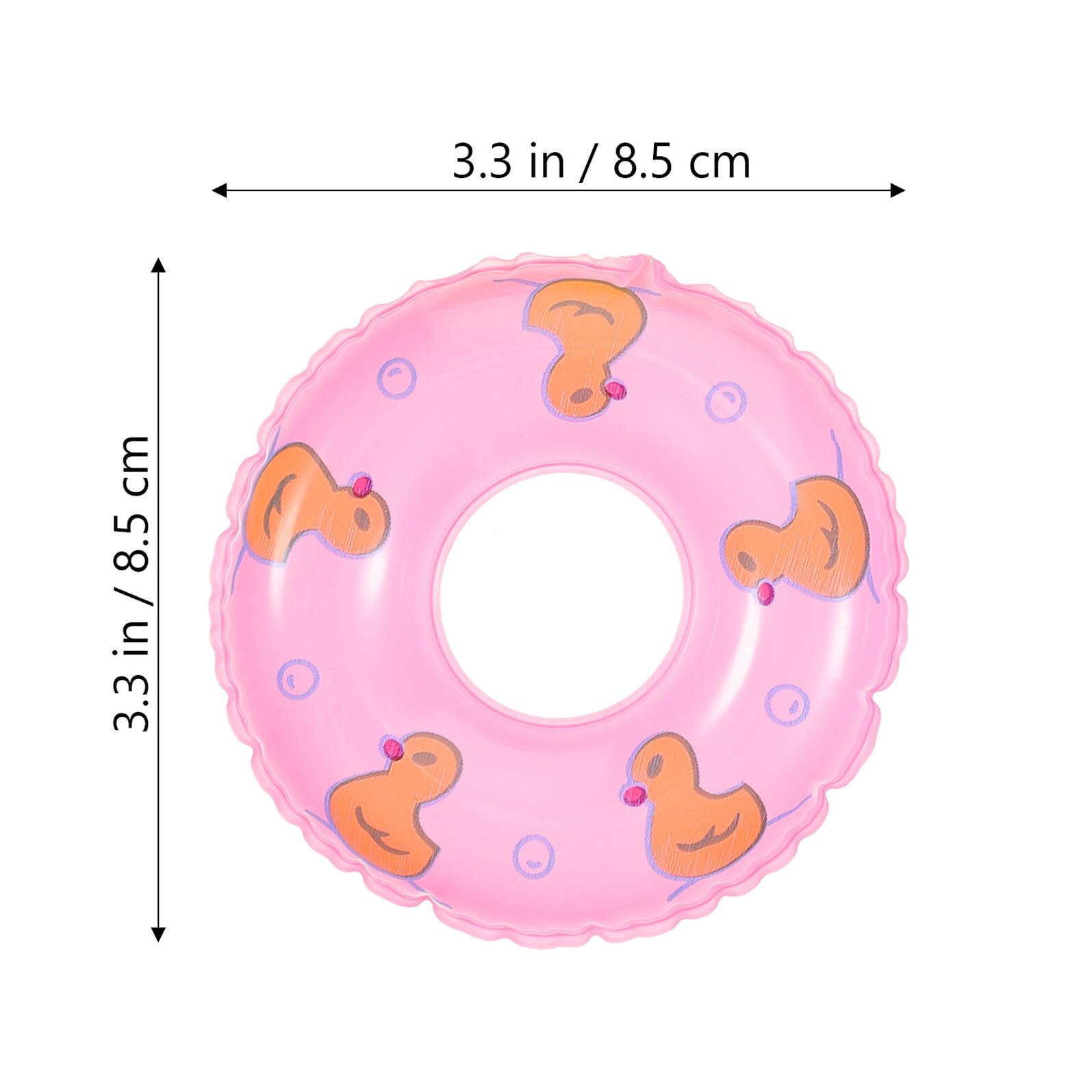 Lot De 12 Mini Bouées De Piscine Décoratives – Accessoires Pour Maison De Poupée Et Photographie
