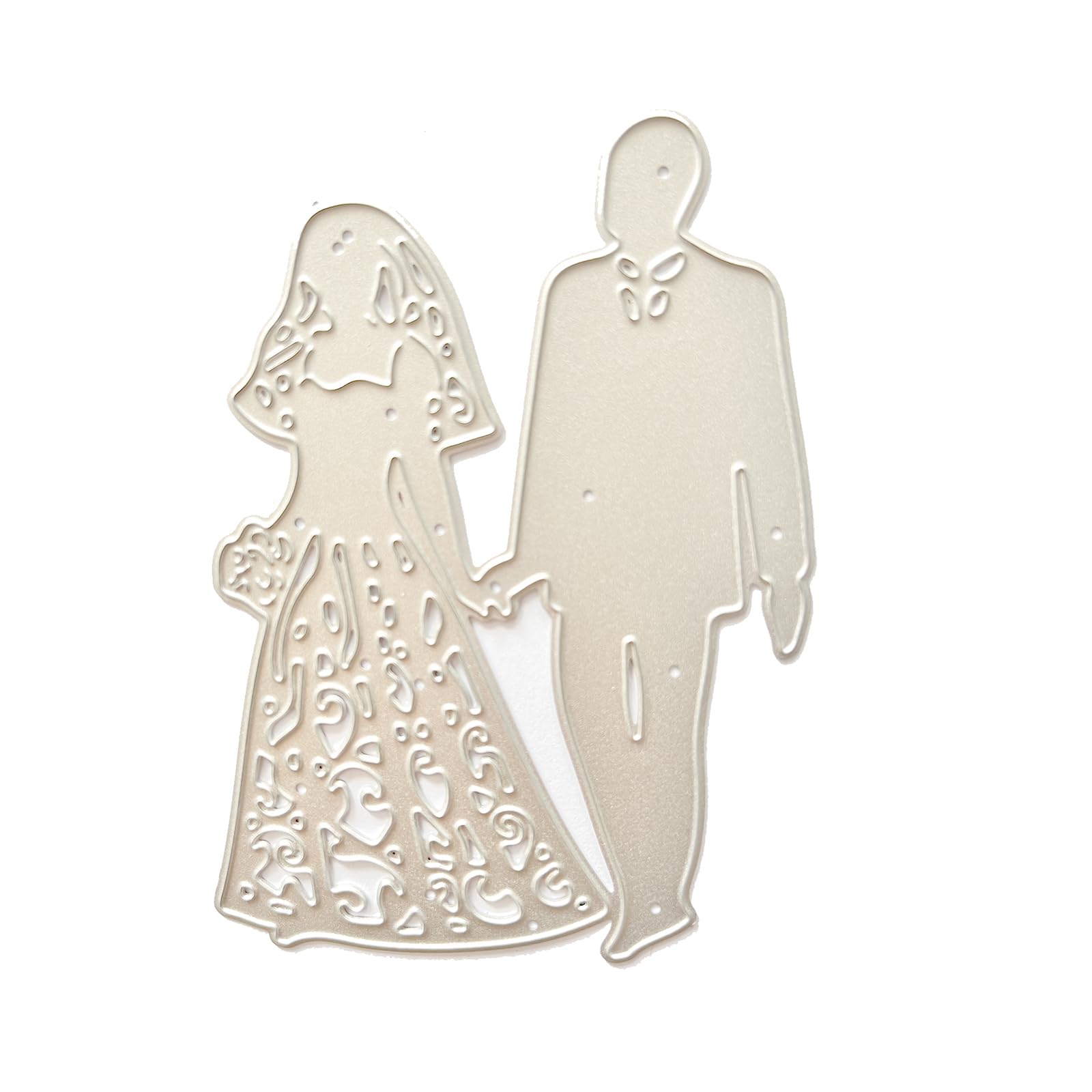 HZBB Couple Die Cuts Scrapbooking Cut Dies Embossing Cutting for Craft Wedding Invitation Card Making Stamps and for Card Making Stamps for Invitations