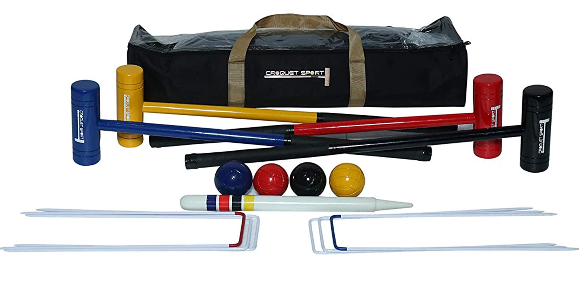 Synco Croquet Sport Lawn Croquet Set 4 Player for Kids, Colour Full mallets, with Croquet Balls and Accessories (30 inches), Perfect for lawns, backyards, Parks, and Gardens (B08QCX1LH5) Amazon Price History, Amazon Price Tracker