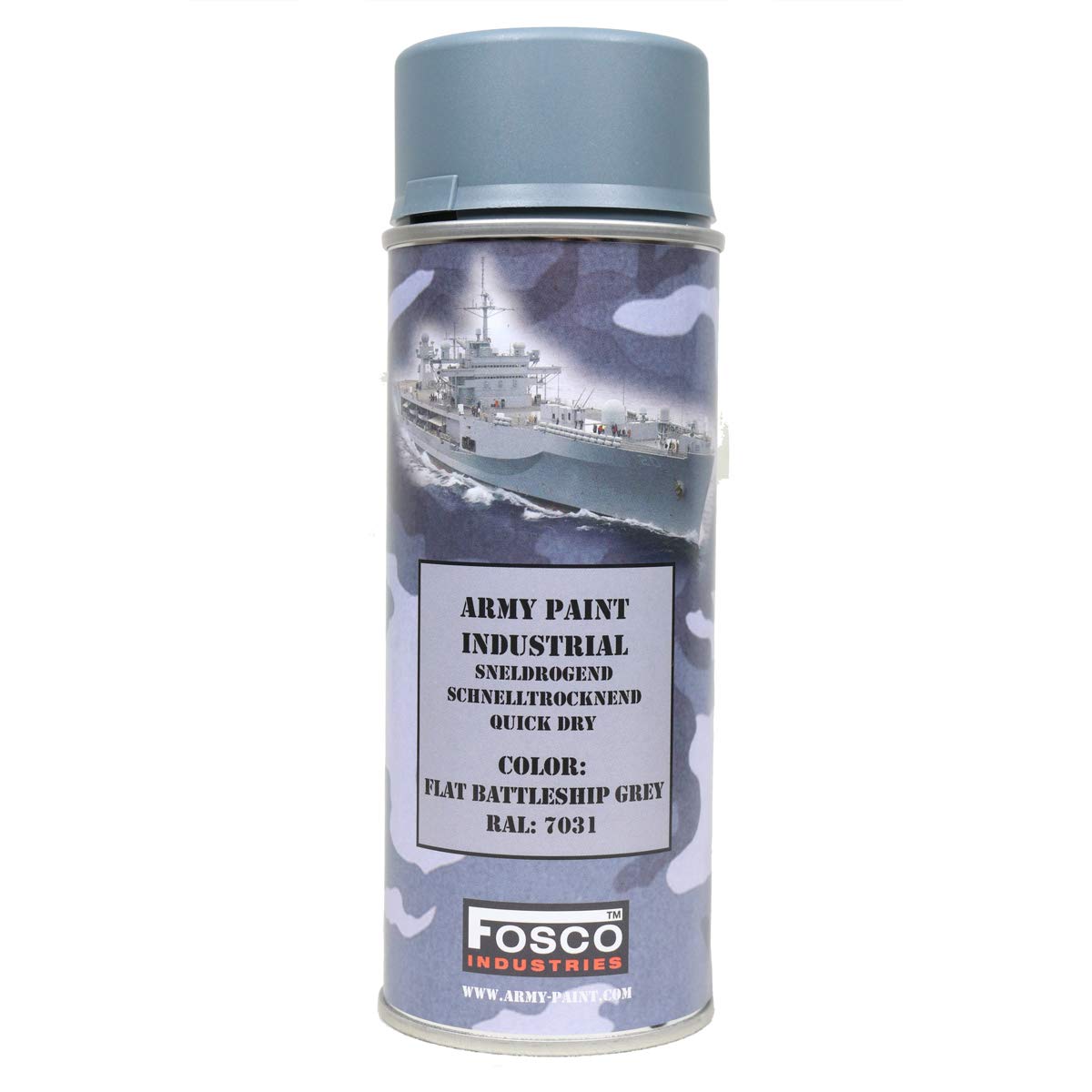 Epic Militaria Army Spray Paint - Battle Ship Grey 400Ml Military Style Spray Paint (Army Spray Paint - Battle Ship Grey)