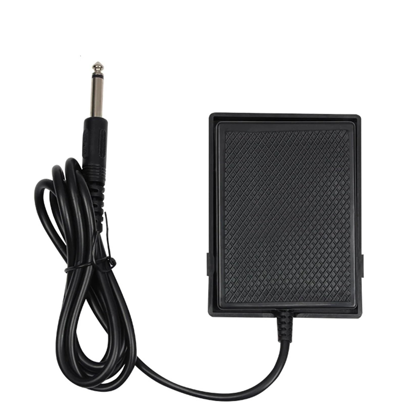 Pedal de sostenido Pedal de sostenido Jack negro 6,35 mm bajo ruido | Base antideslizante Teclados de piano electrónicos universales Accesorio musical