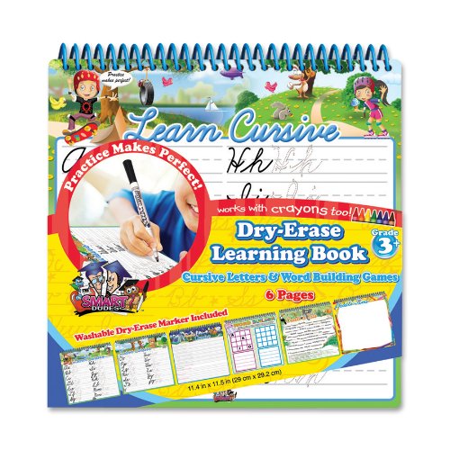 Buy Board Dudes Wire Bound Dry Erase Activity Book Cursive and Math/Time (11210UA4) Online at