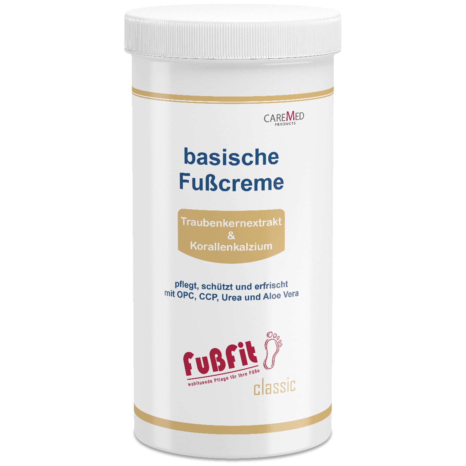 CAREMED® FußFit® Basische Fußcreme PH-Wert 8,0 150 Ml - Shop Apotheke