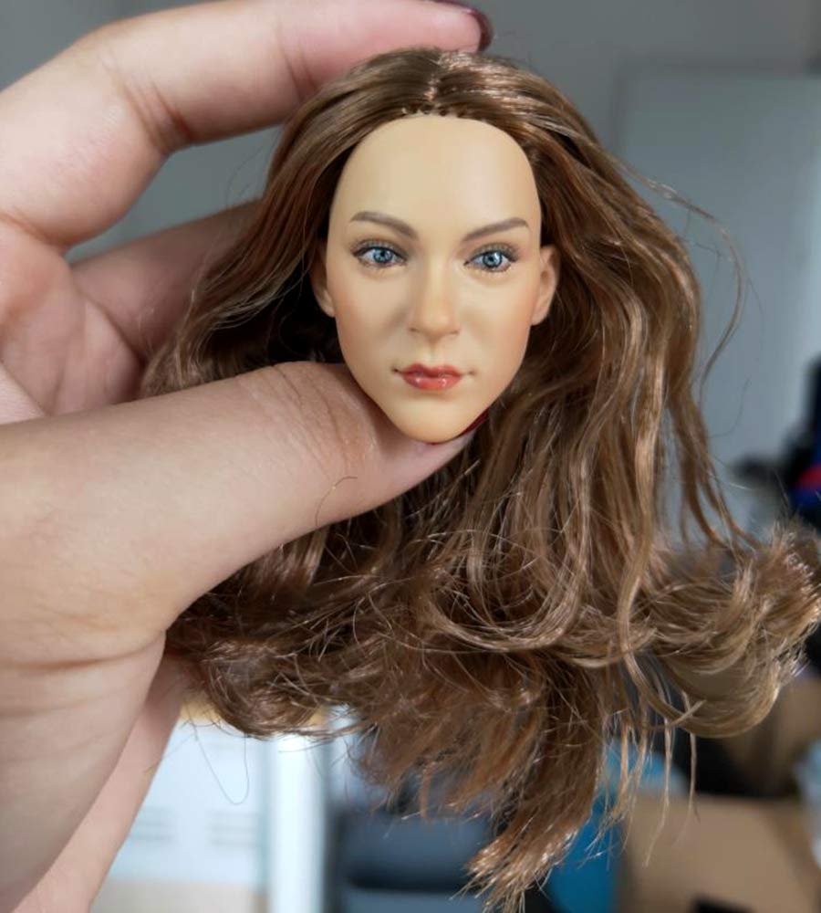 DEZAROKUMIK 1/6 Scale Figure Head Sculpt, Doll Head for 12" Action Figures (16-22B)