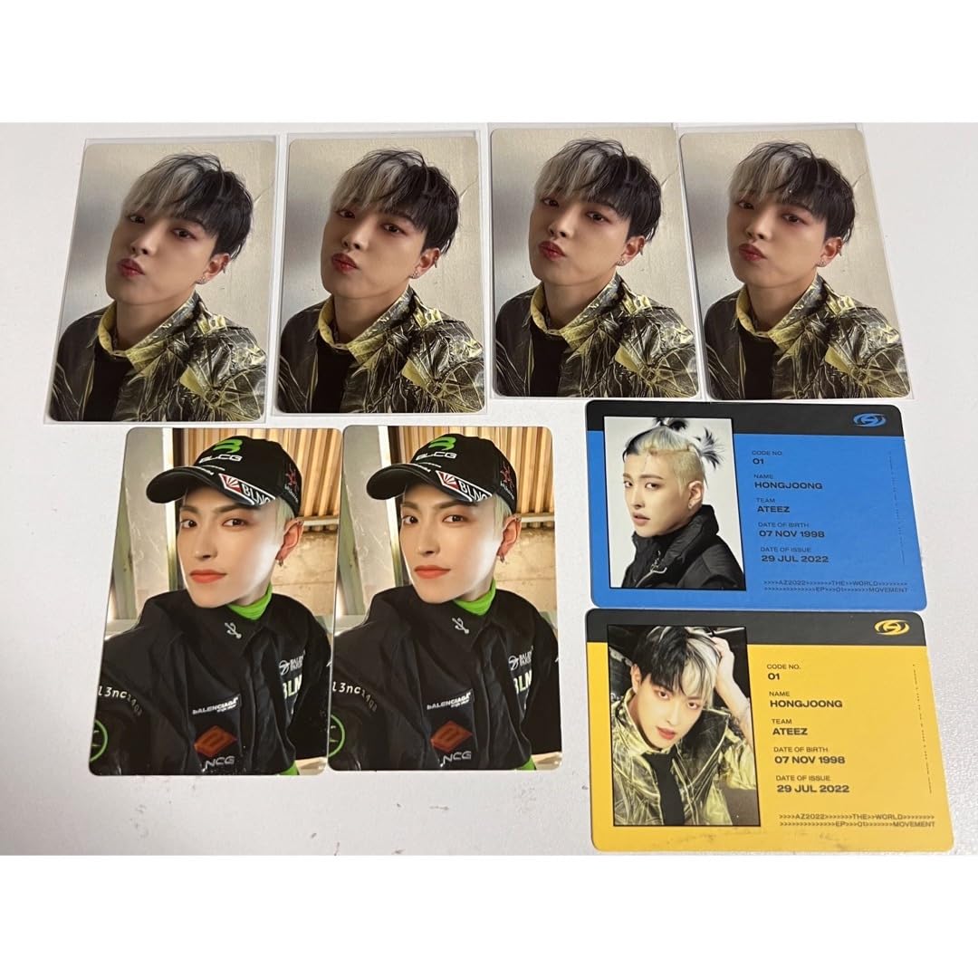 ATEEZ トレカ セット movement Amazon.co.jp: ATEEZ ホンジュン MOVEMENT トレカセット : おもちゃ