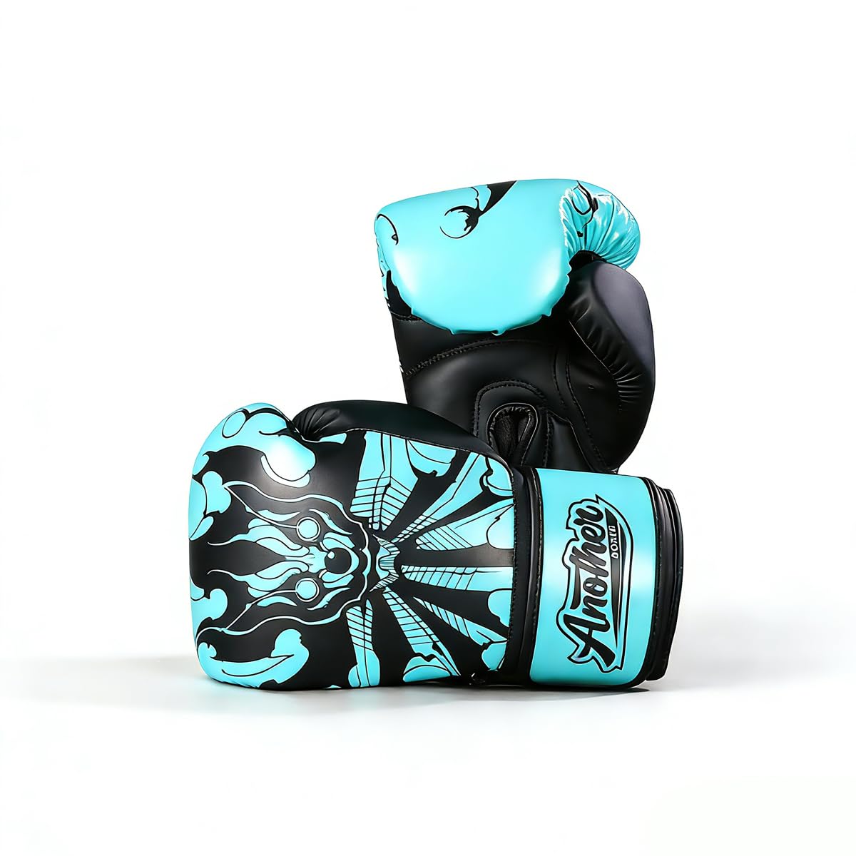 OLYSPM Boxing Gloves,Muay Thai Gloves Men Women with Thickened Peak and Ventilated Palm for MMA,Muay Thai,Sparring,Kickboxing,Punching,Martial Arts