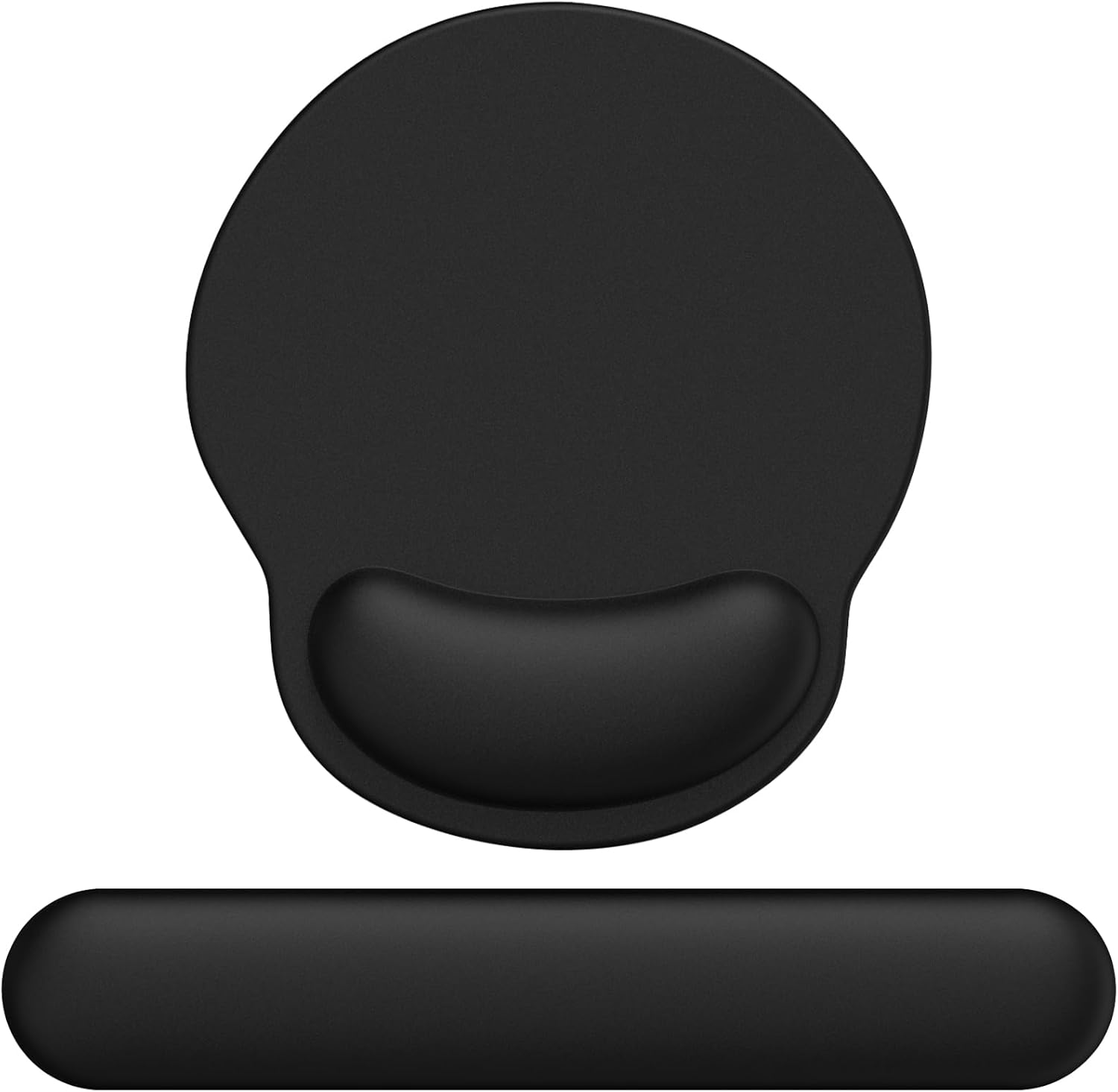 eulps Mouse Pad Wrist Support, Ergonomic Memory Foam Keyboard Wrist Pad & Gel Wrist