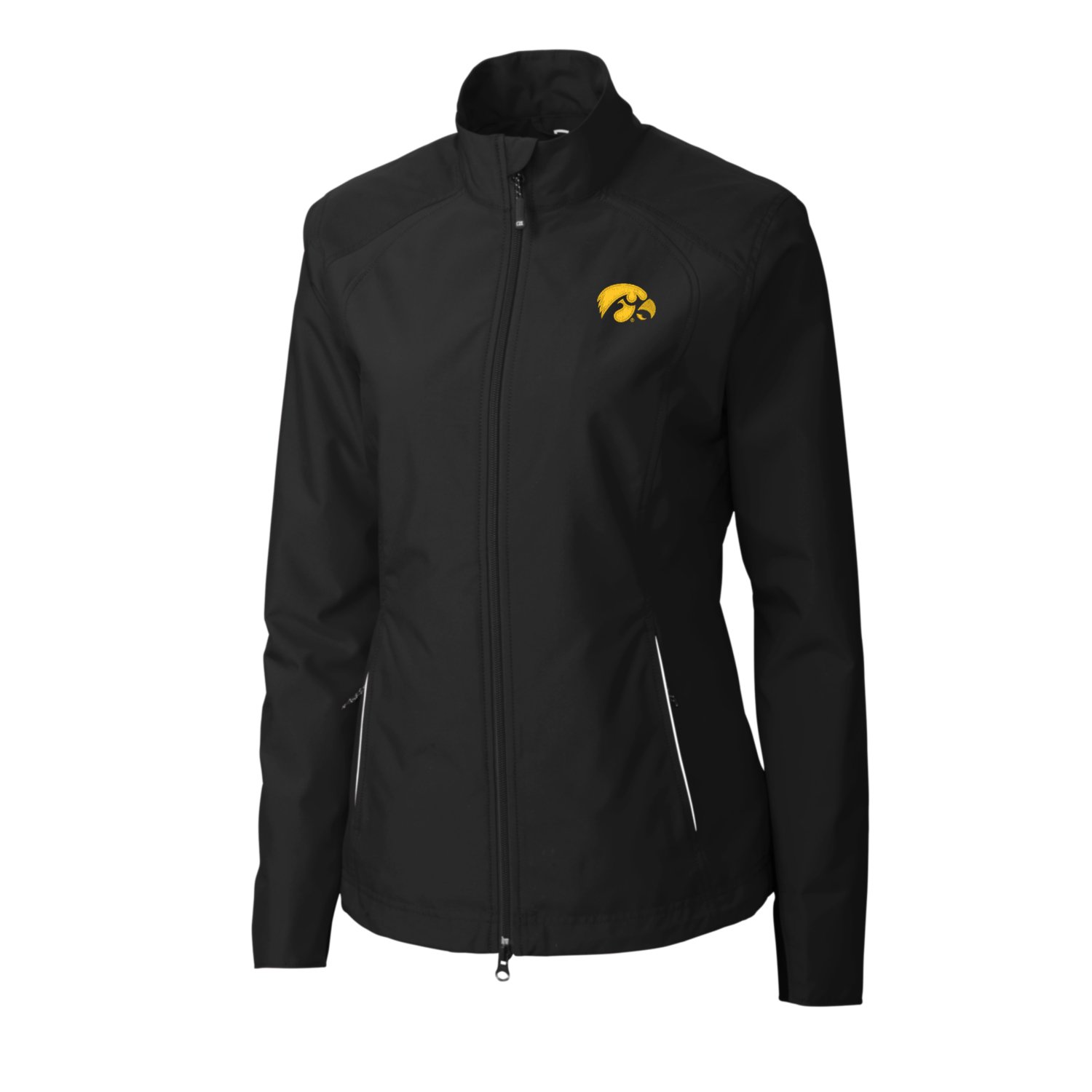 Cutter & Buck Women's CB Weathertec Beacon Full Zip Jacket, Black, Small