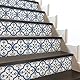 Neukids 7Pcs 100x18cm Selbstklebende Klee treppenaufkleber Küche Bad Fliesenaufkleber Treppe Steigleitung Abziehbilder Treppenstufen Dekoration Treppe Kamin Schrank dekorative Aufkleber