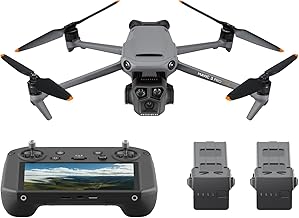 DJI Mavic 3 Pro Cine with DJI RC Pro (High Brightness Screen), Triple Camera Drone, Support for Apple ProRes with 1TB Internal Memory. 3 Smart Flight Batteries and More
