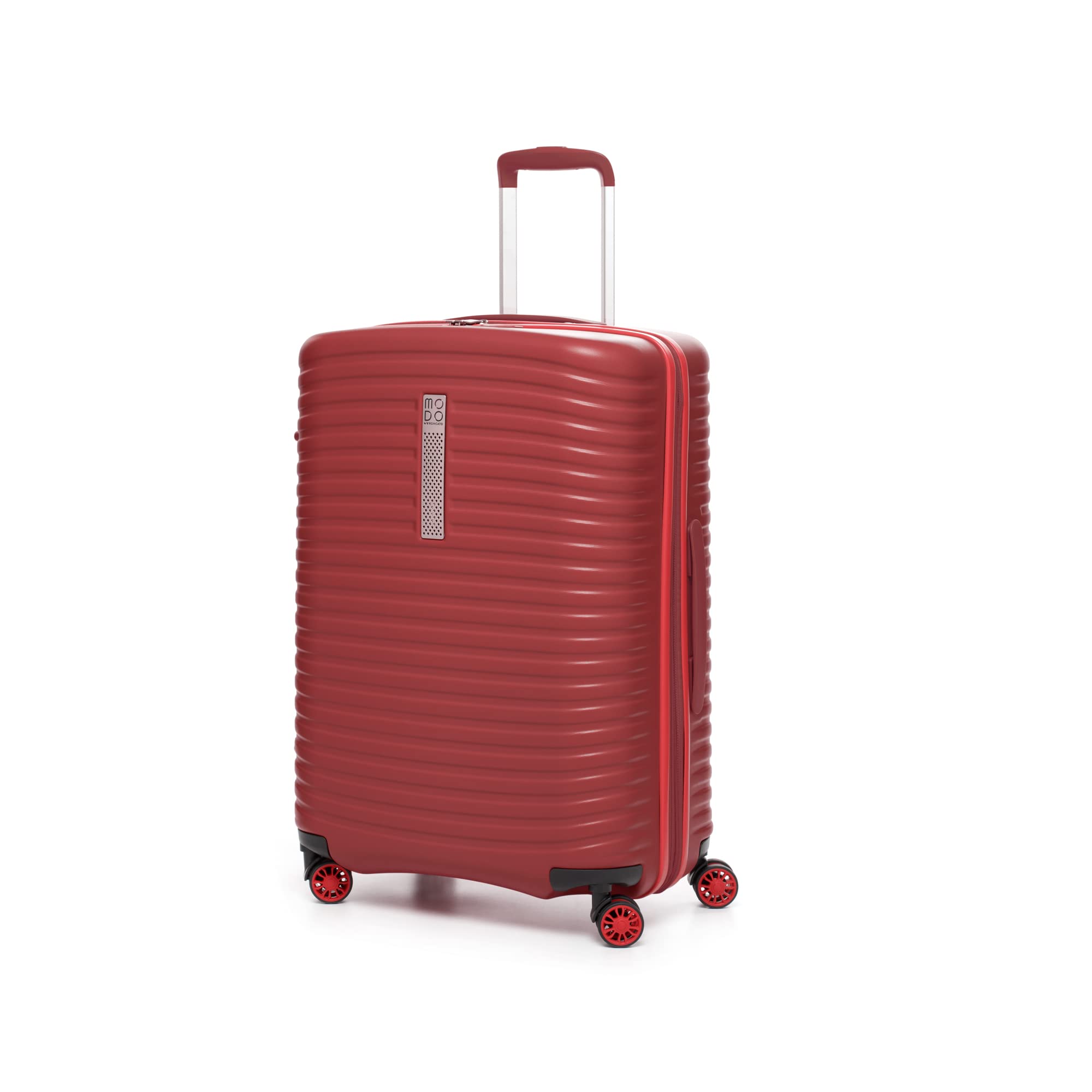 MODO BY RV RONCATORigid Suitcase with Expandable Centre and 4 Swivel castors, Red, 67