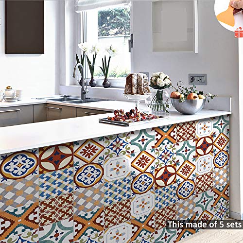 Hiser Küchenrückwand Fliesenaufkleber, 10 Stück Marokko Stil Wasserdicht Ölfest Stickerfliesen Marmor Deko Selbstklebende für Küche Badezimmer Wohnzimmer Dekoration (Farbe 1,15 x 15 cm) Hiser Küchenrückwand Fliesenaufkleber, 10 Stück Marokko Stil Wasserdicht Ölfest Stickerfliesen Marmor Deko Selbstklebende für Küche Badezimmer Wohnzimmer Dekoration (Farbe 1,15 x 15 cm)