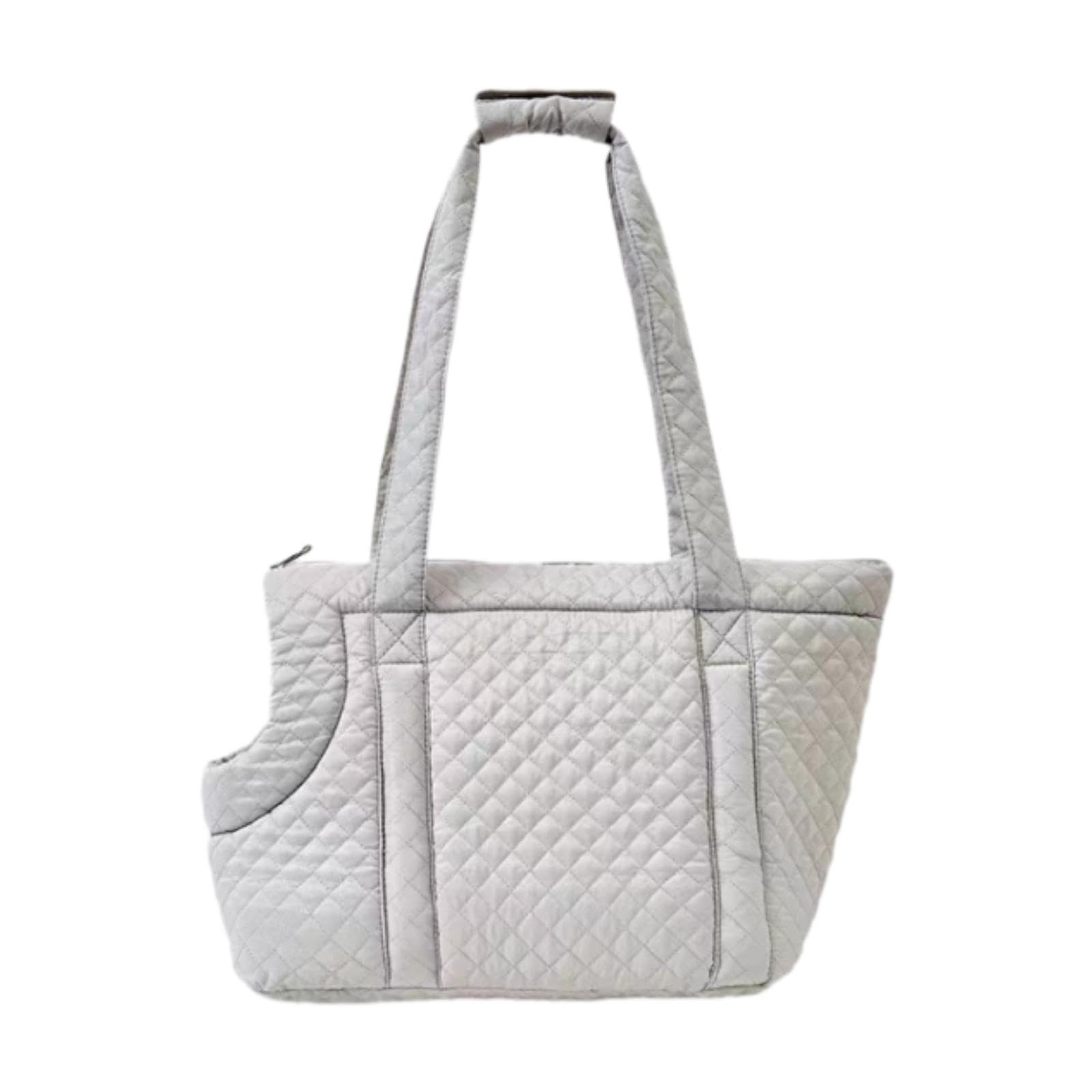 Transportín para Gatos, Bolso de Mano Suave para Mascotas, Bolso de Viaje para Coche, Bolso de Gran Capacidad para Viajes, Bolso para Perros Pequeños, Gris