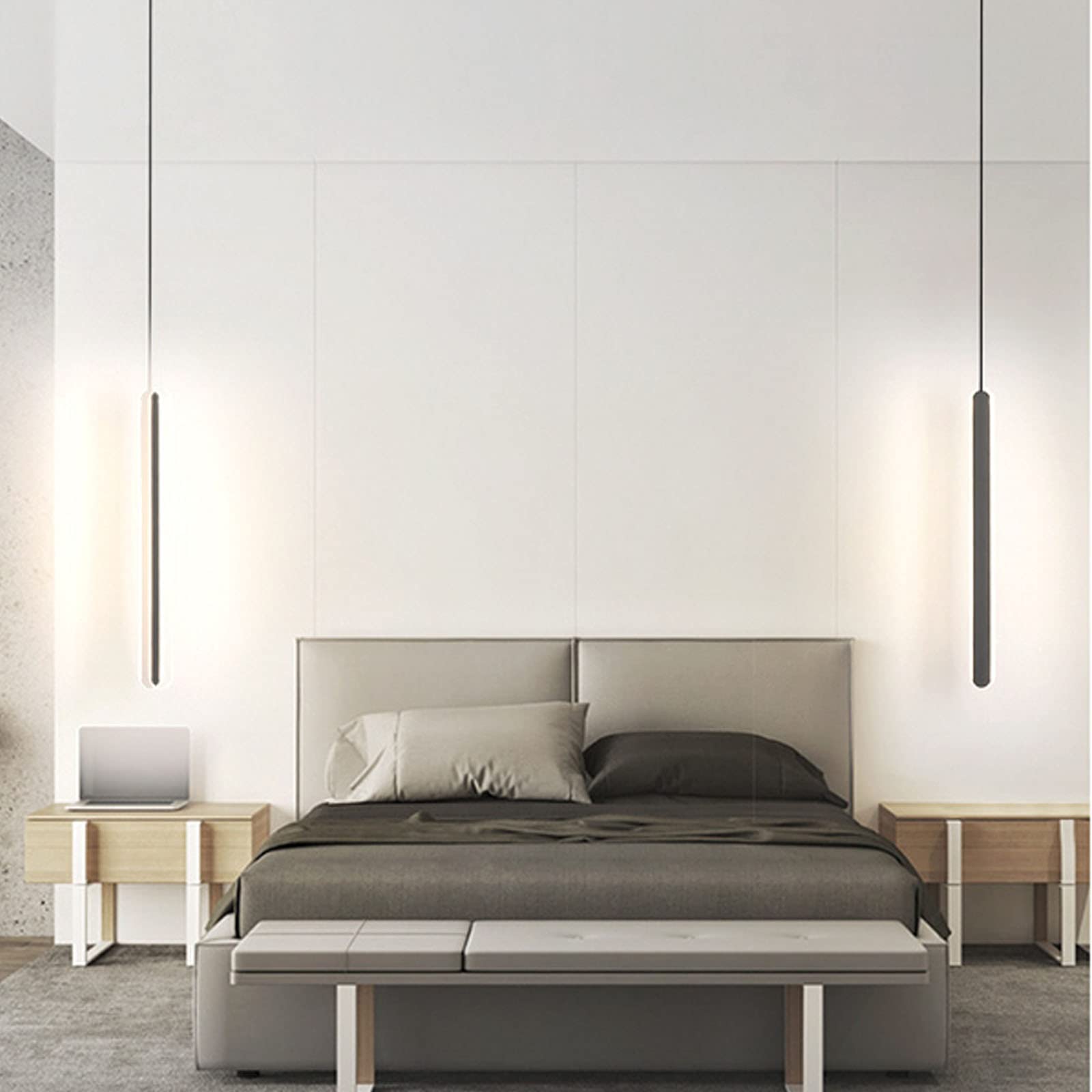 Lange Streifen LED Wandlampe, Spirale Metall Wandleuchter, Modern Nordic Linear Licht für Treppen, Schlafzimmer, Wohnzimmer Dekoration