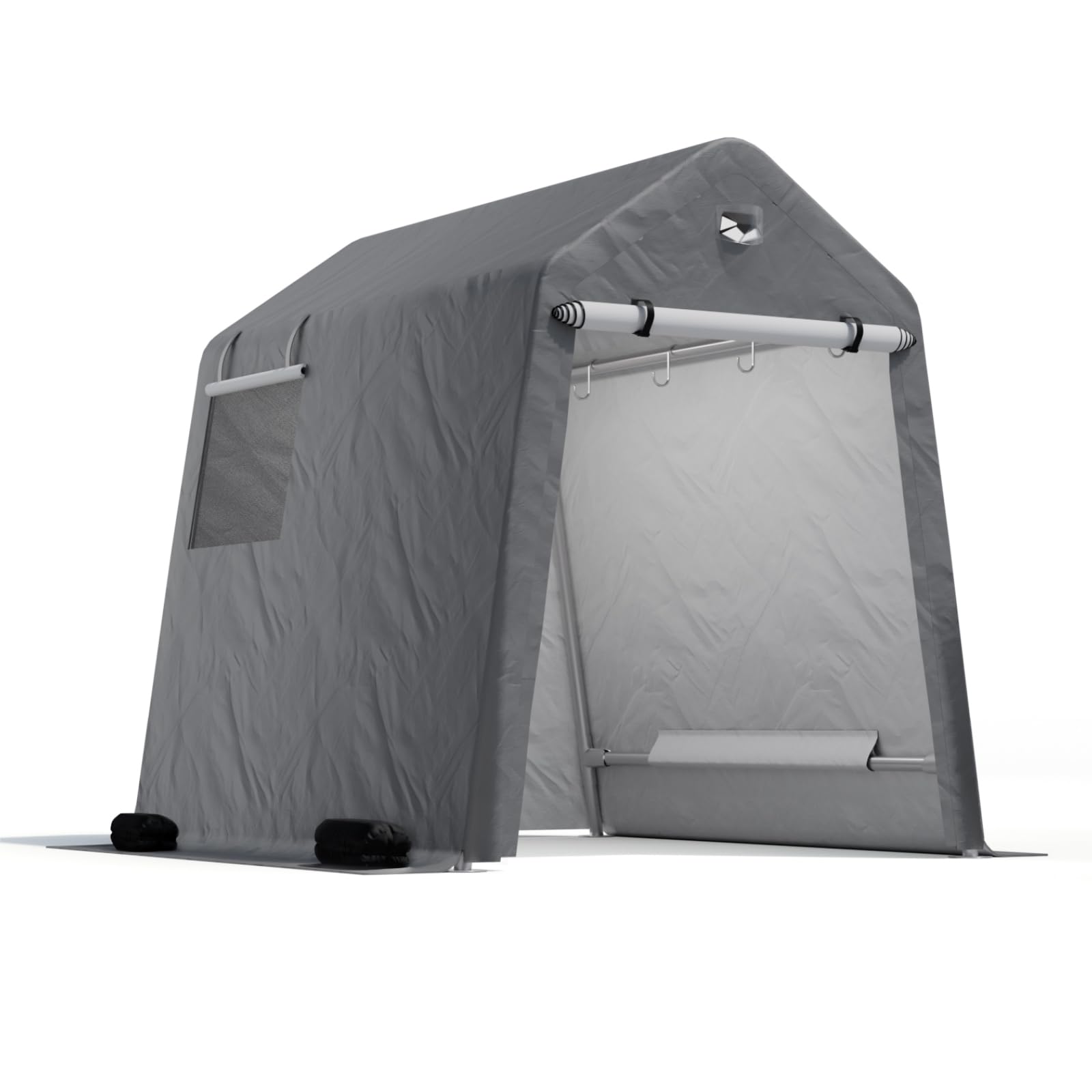 Shelterページ TMG 20' x 30' Straight Wall Shelter with 17 oz PVC & Drive