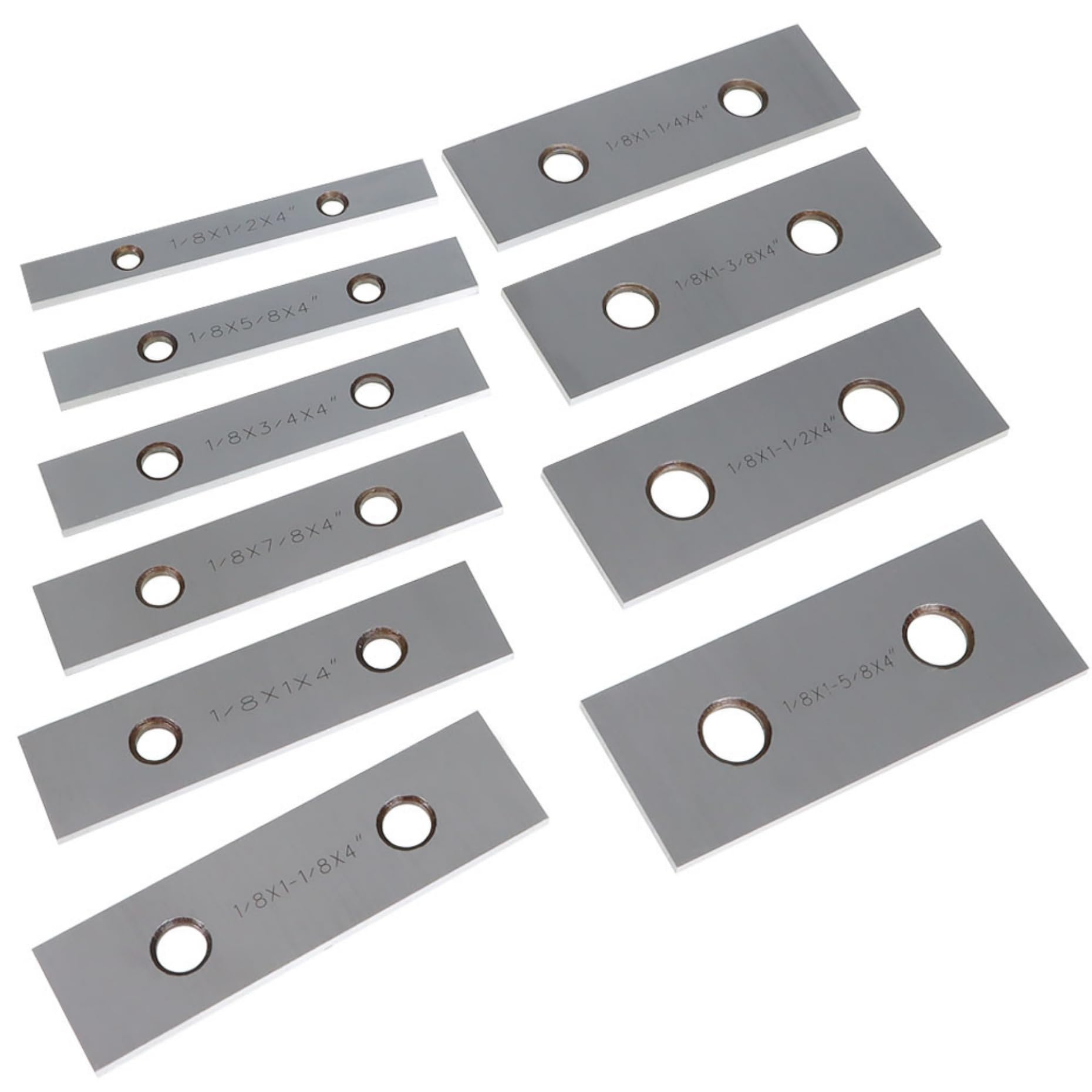 kimllier 10Pairs 1/8 x 4 Inch Steel Parallel Set Precision Gage Gauge Block-picture-31