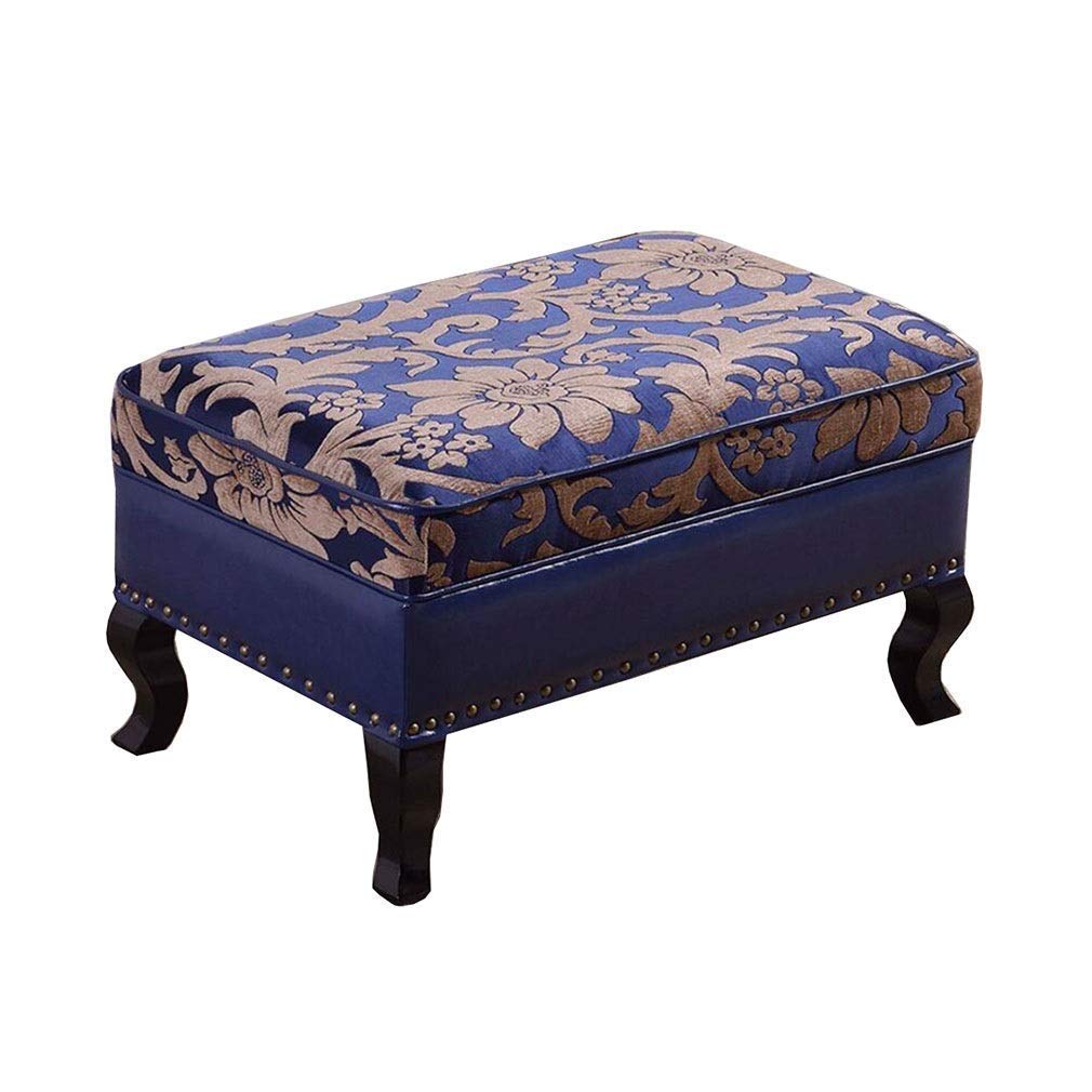 Repose-Pieds de Banc de Chaussures Rectangulaire Petit Tabouret de Canapé 60cm