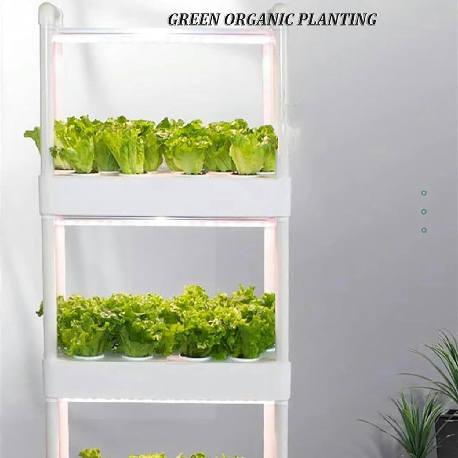 Wzglod Herb Garden kit,hydroponic Growing Kits & Systems,Hydroponics Tower with LED Grow Light,Indoor Garden hydroponic Growing System,for Herbs, Fruits and Vegetables