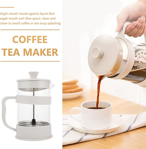 Miniatura 4 de DOITOOL Cafetera de café expreso, cafetera de café, cafetera de vidrio, prensa de café de vidrio, cafetera de té de 27.1 fl oz, filtro de café frío