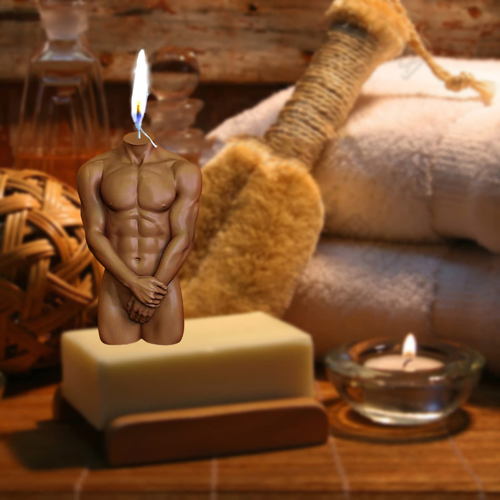 TROYSINC Silicone Candle Mould, Body Candle Mould Set for Adults Female Naked Body Silicone Mould, DIY Body Candle - Image 2