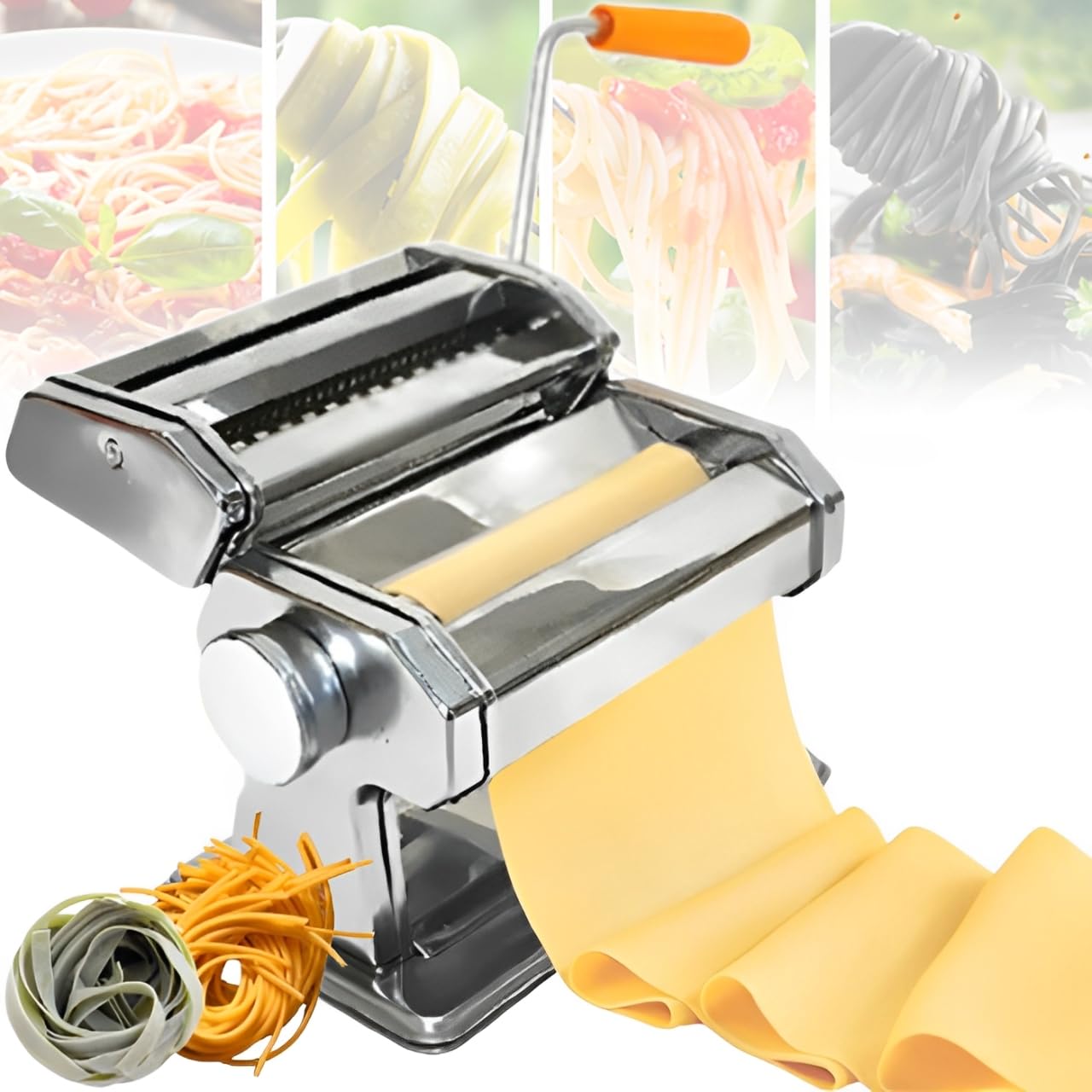 Amazon | life_mart 家庭用 パスタメーカー 手動 パスタマシン