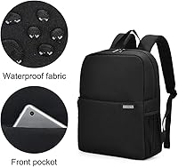 Vista 7 de CADeN Camera Backpack Bag with 14" Laptop Compartment Waterproof, DSLR/SLR Mirrorless Camera Case for Travel Daily Photography, Compatible for Canon