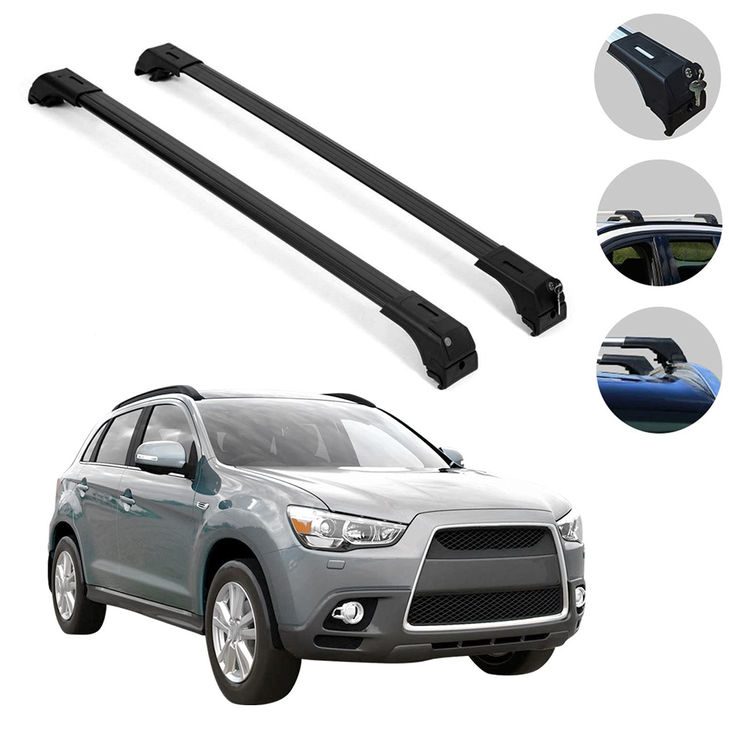Buy OMAC Crossbars Roof Racks for Mitsubishi Outlander Sport ASX 2011