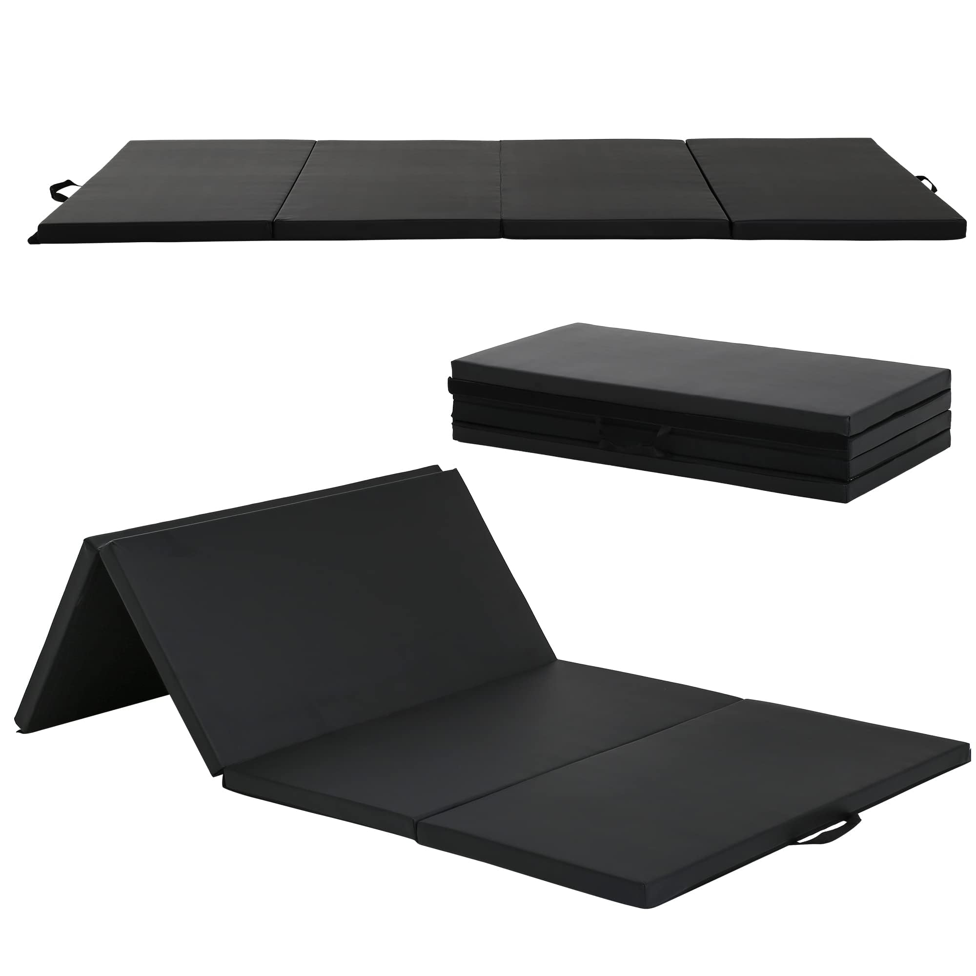 Gymnastics Mat 4 Panel Folding Gymnastics Mat,4x8x2 Tumbling Mat