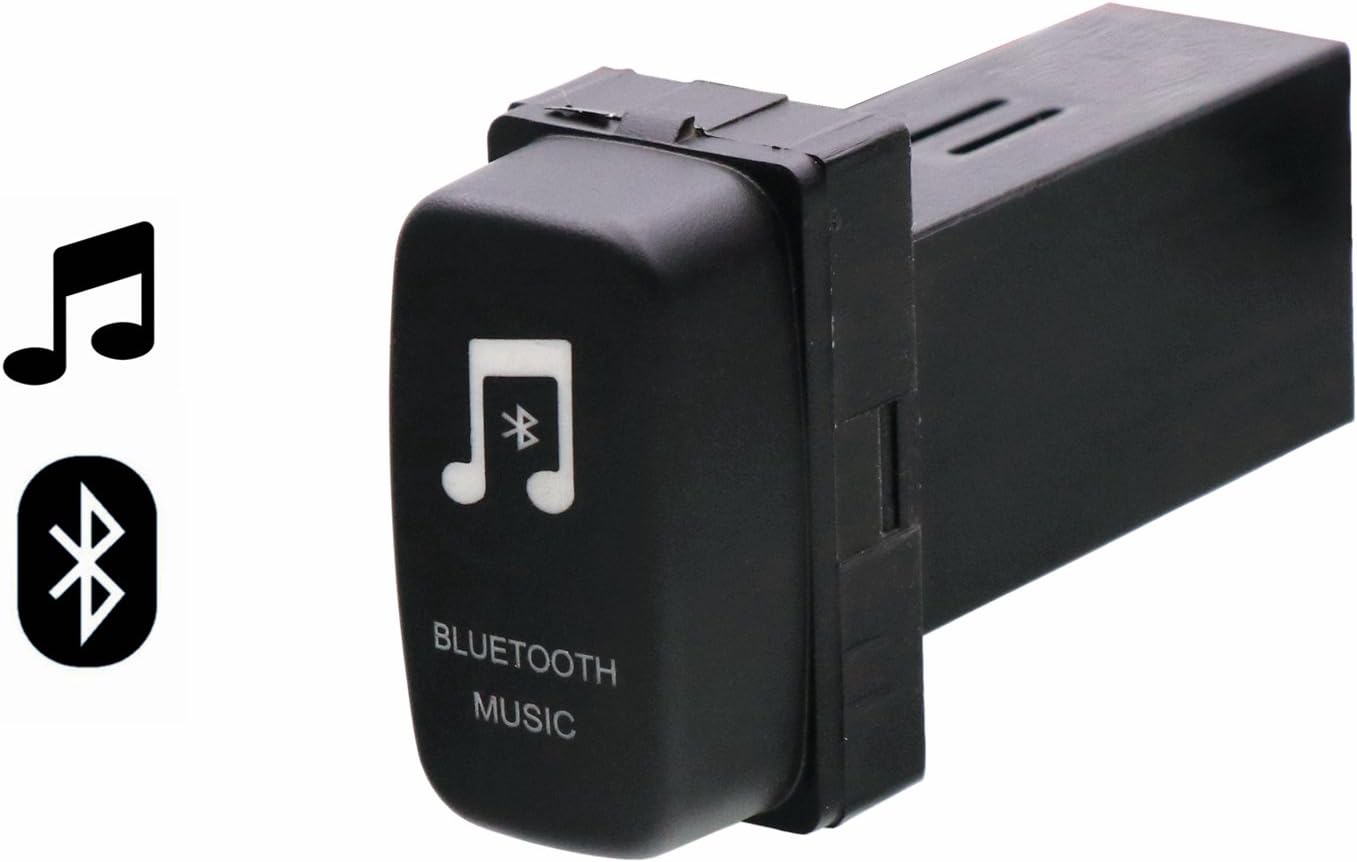 Timloon Car Bluetooth Music Adapter Module Panel Installation AUX Output Use for Mitsubishi,ASX,Lancer,Outlander,Pajero,Fortis