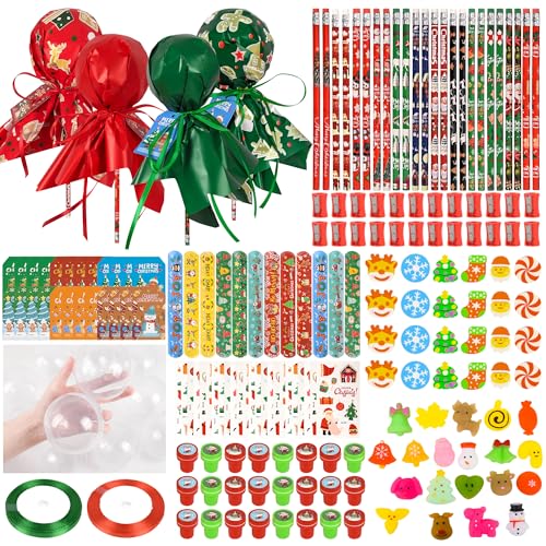 Cadeaux de retour de Noël pour classe : 24 fournitures de papeterie avec cartes pour élèves