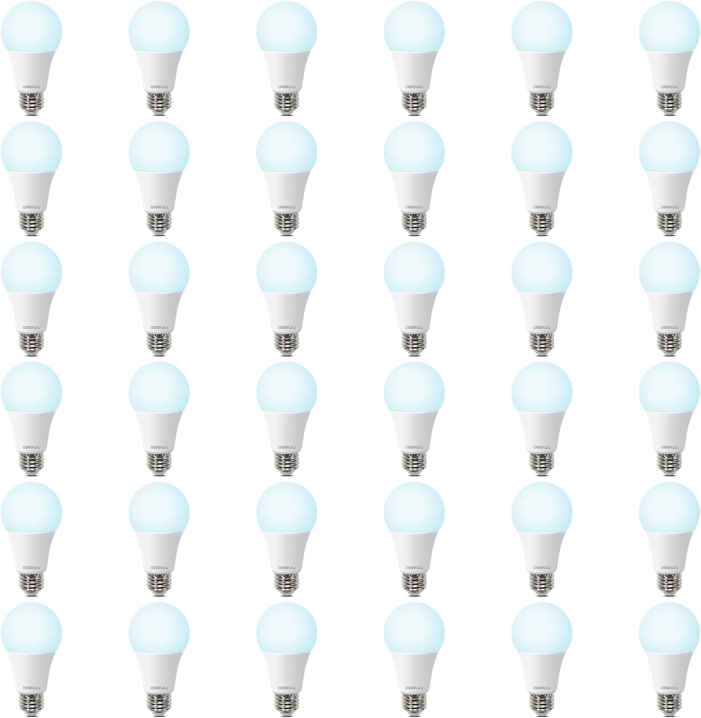 36 Pack A19 LED Bulbs 100W Equivalent, 13W Daylight 5000K LED Light Bulbs, E26 Medium Base, Non-Dimmable, 1500 Lumens, Ideal for Bedroom Living Room