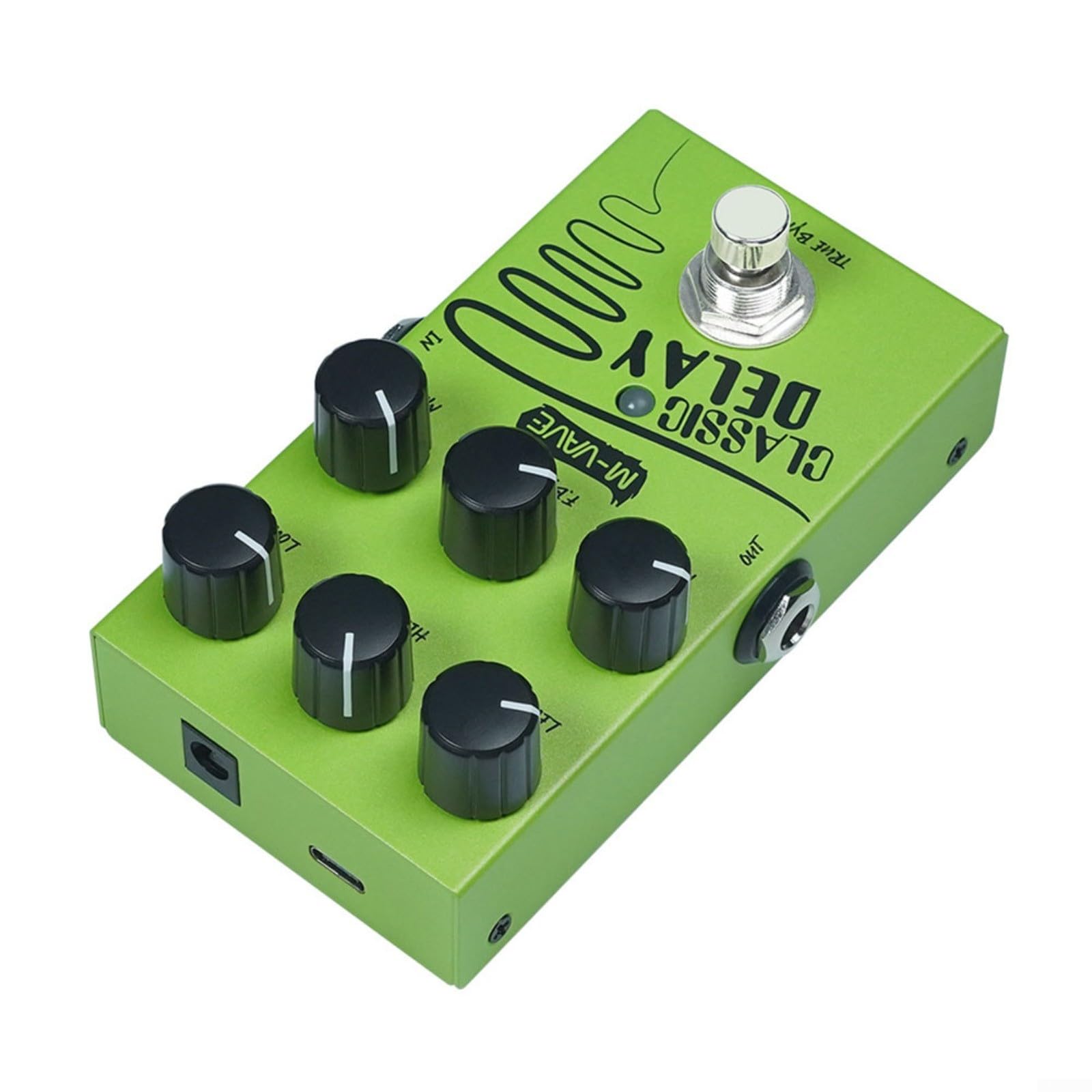 Delay Pedal Chitarra Delay Pedal Analogico Classicl Delay Effect, 600Ms Tempo di Ritardo Massimo Per Esplorazione Musicale