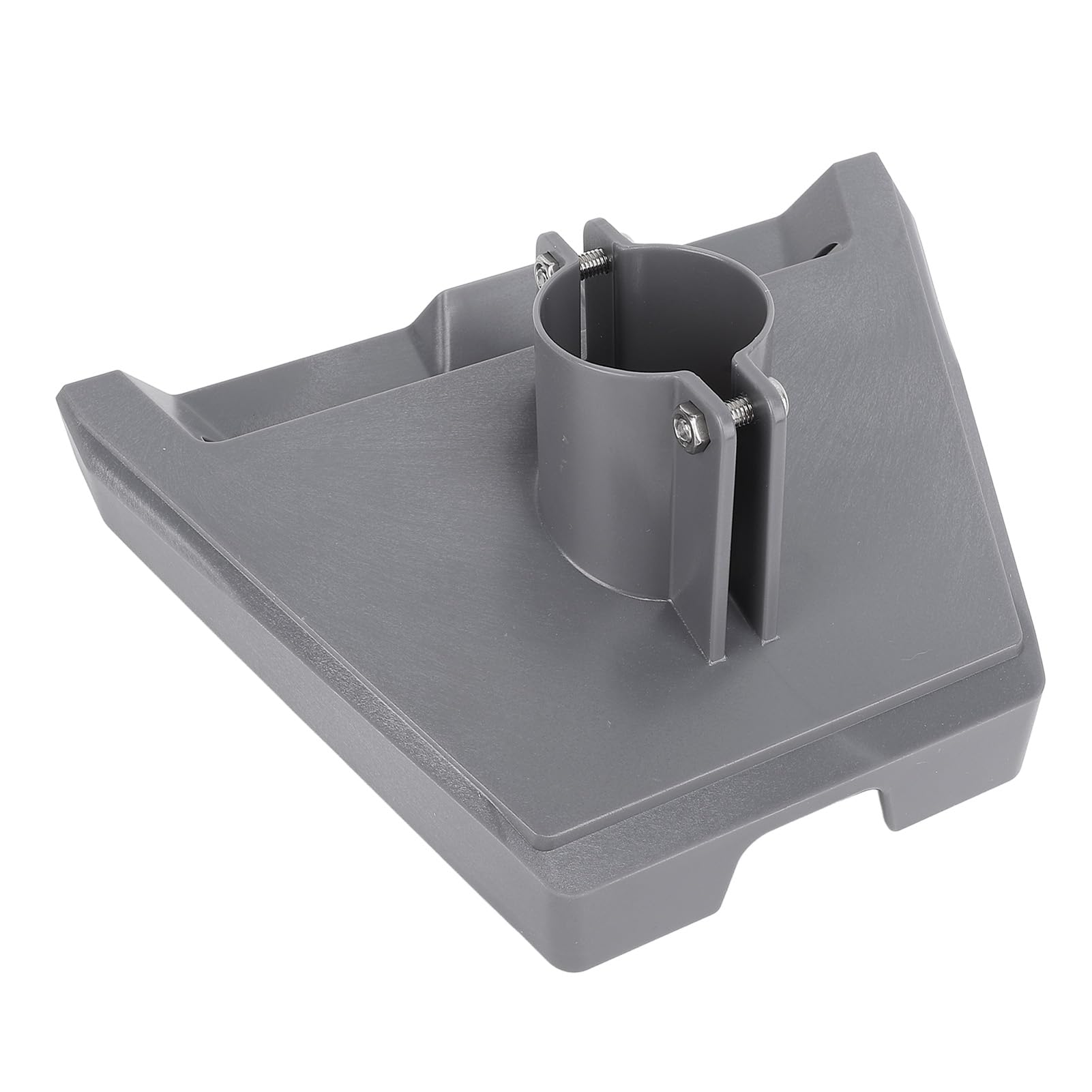 Soporte Gen 3, Adaptador de Poste de Estanqueidad Ajustable, Soporte de Plástico de 39 Mm para Antena Parabólica V3, con Fijación Estable, para Instalación en Exteriores de Yates RV (GREY)