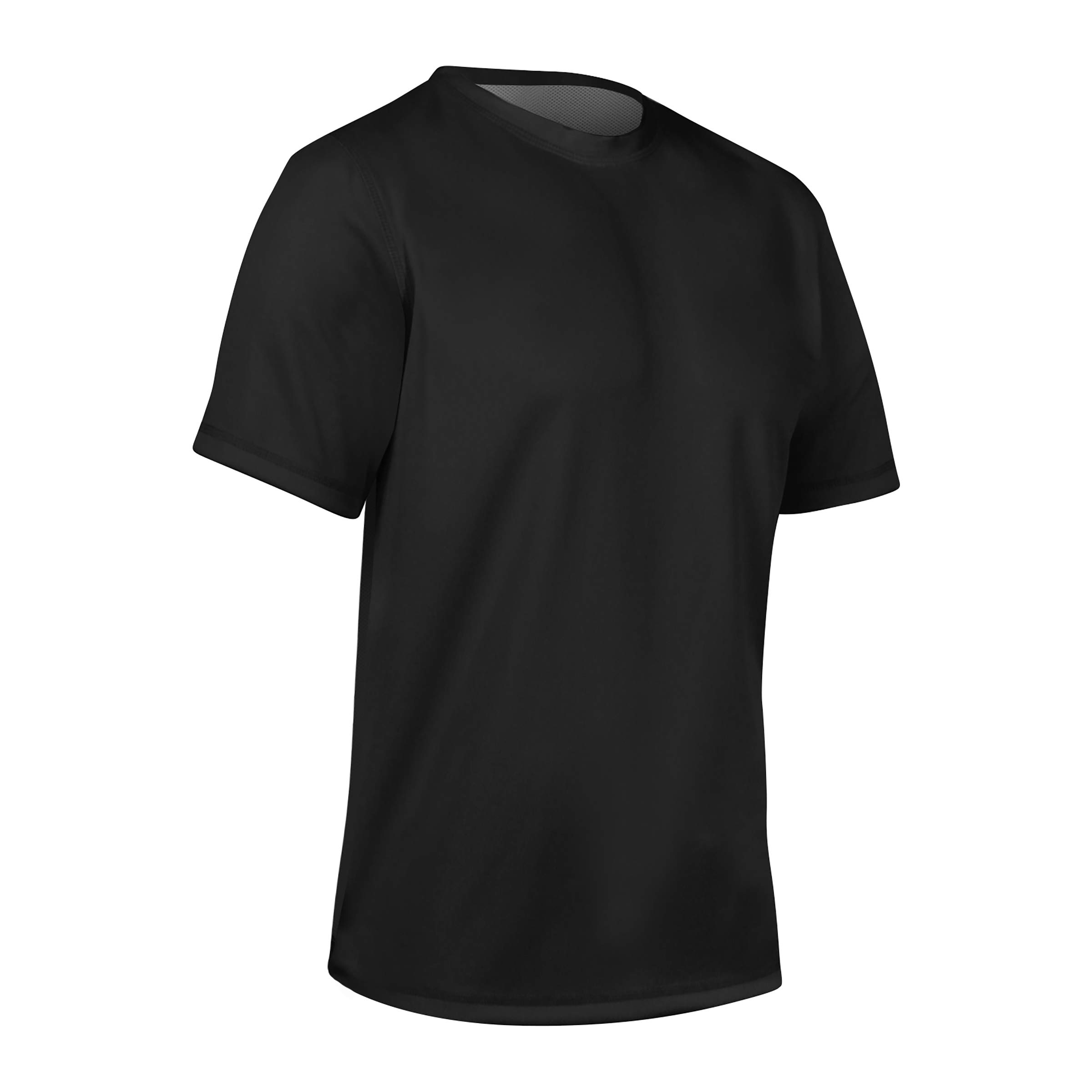 CHAMPRO Revtee Reversible Tee, Adult Medium, Black, White