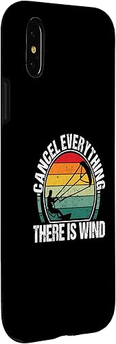 Miniatura 6 de iPhone 14 Pro Funny Kitesurf Kiteboarding Cancel Everything There Is Wind Case