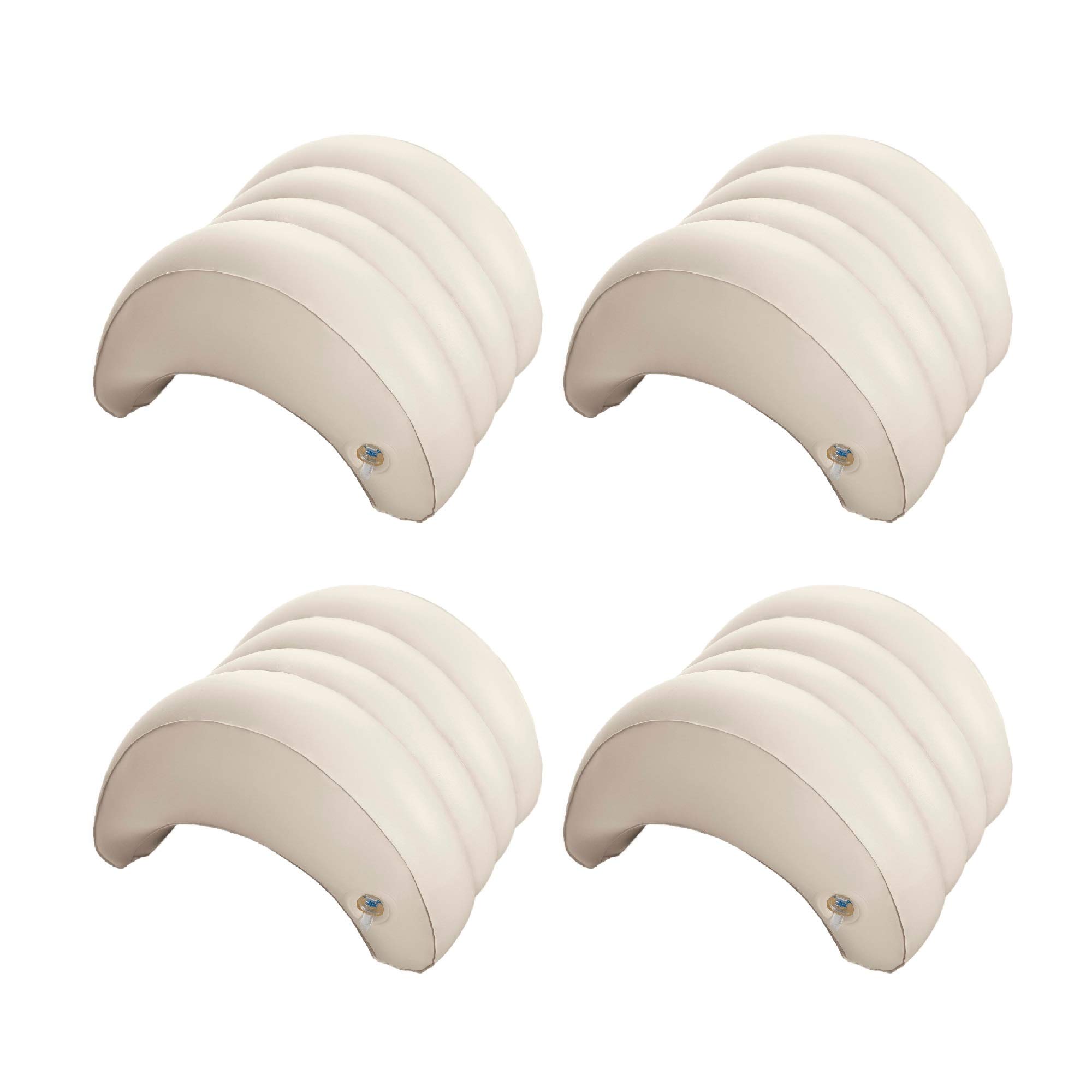 Intex Lot de 4 coussins gonflables amovibles pour jacuzzi
