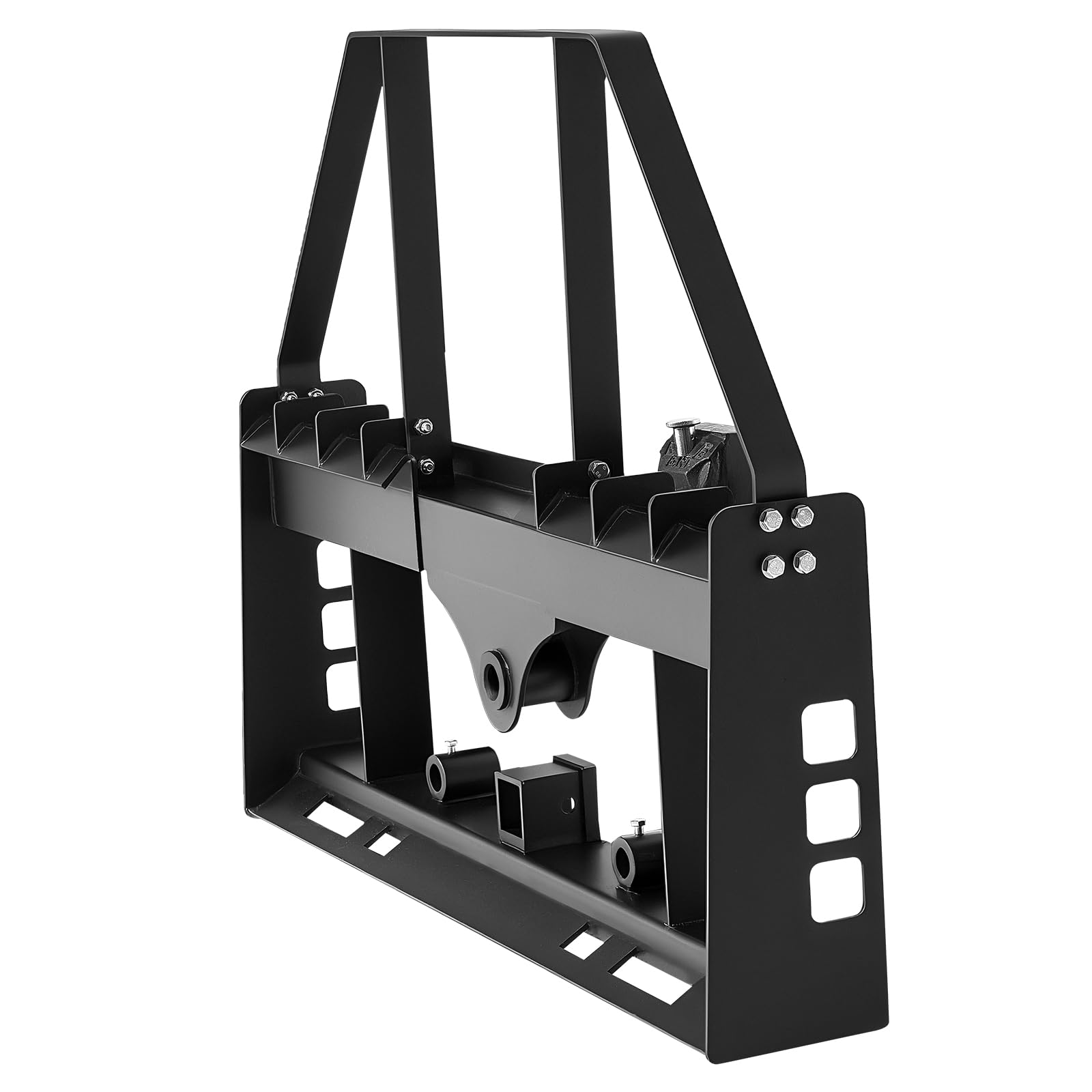 VEVOR Palettengabelrahmen für Kompaktlader, 1814 kg, 1150 mm Palettengabelrahmenaufsätze mit 50,8 mm Anhängerkupplung & Speerhülsen, passend für Schnellkupplungs-Traktorlader, nur Rahmen