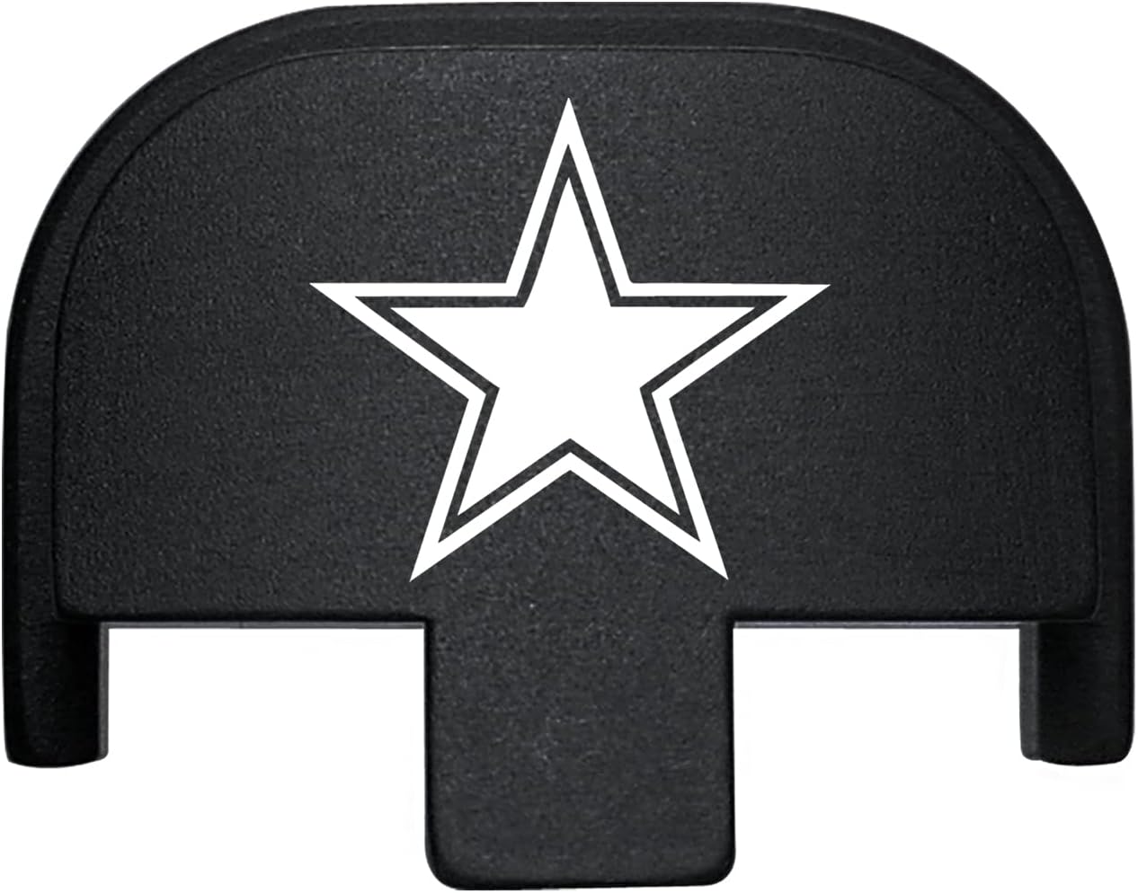 NDZ Performance Rear Slide Cover Plate for Smith & Wesson SD9, SD9 VE, SD40, SD40 VE 9MM & .40 S&W Laser Engraved Anodized Aluminum in Black - Choose Design