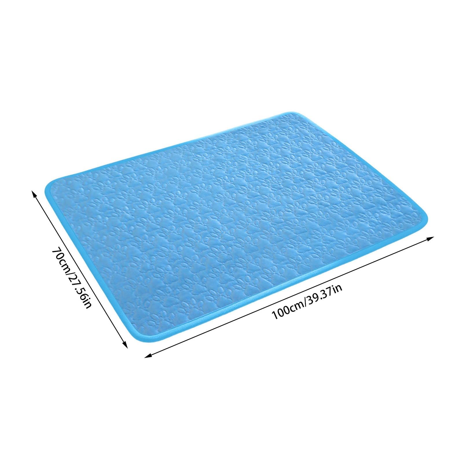 Générique Tapis de Repos Autorefroidissant pour Chiens, Surface en Soie Glacée Respirante, pour Canicule, Été et Confort Quotidien