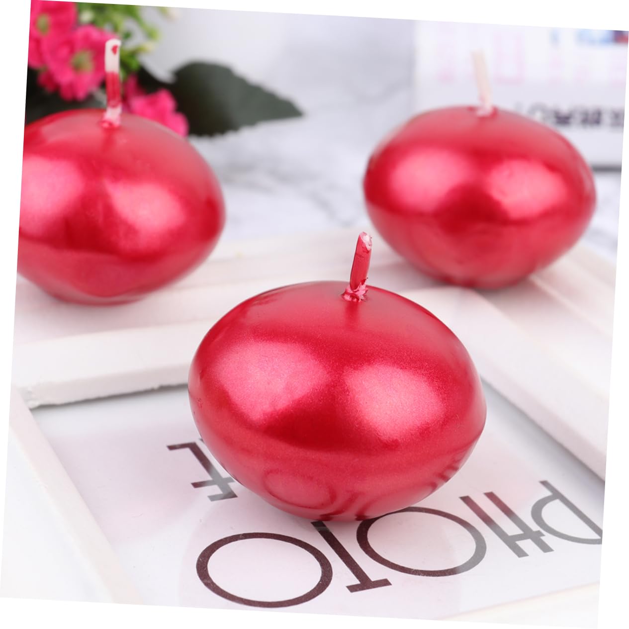 3 Sätze Mini-kerze Rauchlose Kerze Schwimmende Kerze Für Die Hochzeit Romantische Kerzen Hochzeitskerze Rituals Candle Dekokerzen Ritualkerzen Courting Candle Rot 6 Stück * 3 Cabilock