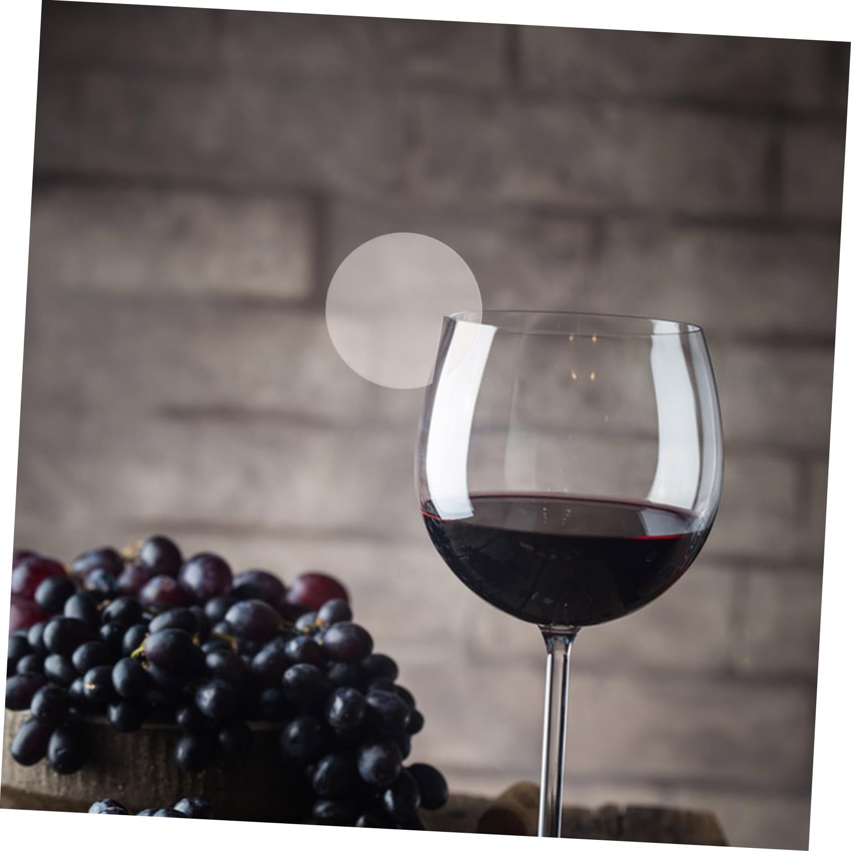 PartyKindom 60pezzi Etichette per Bevande Rotonde in Acrilico Segnabicchieri Decorativi per Feste Ciondoli per Calici da Vino Etichette per Bevande Sostituibili per Ristoranti e Eventi
