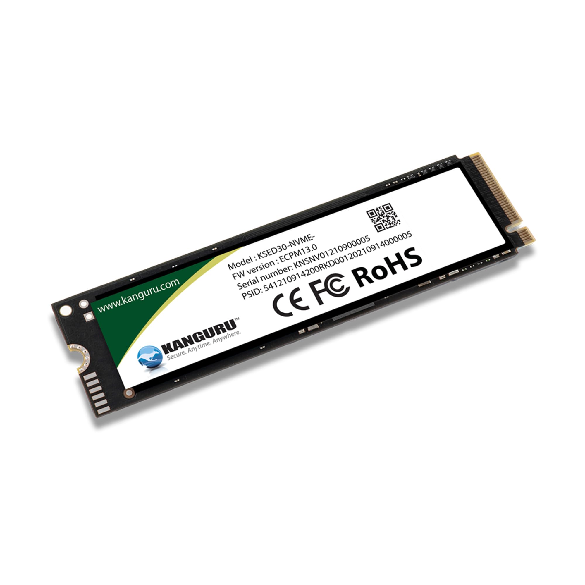 Kanguru Defender SED30 M.2 NVMe – 2TB Internal Self Encrypting Solid State Drive