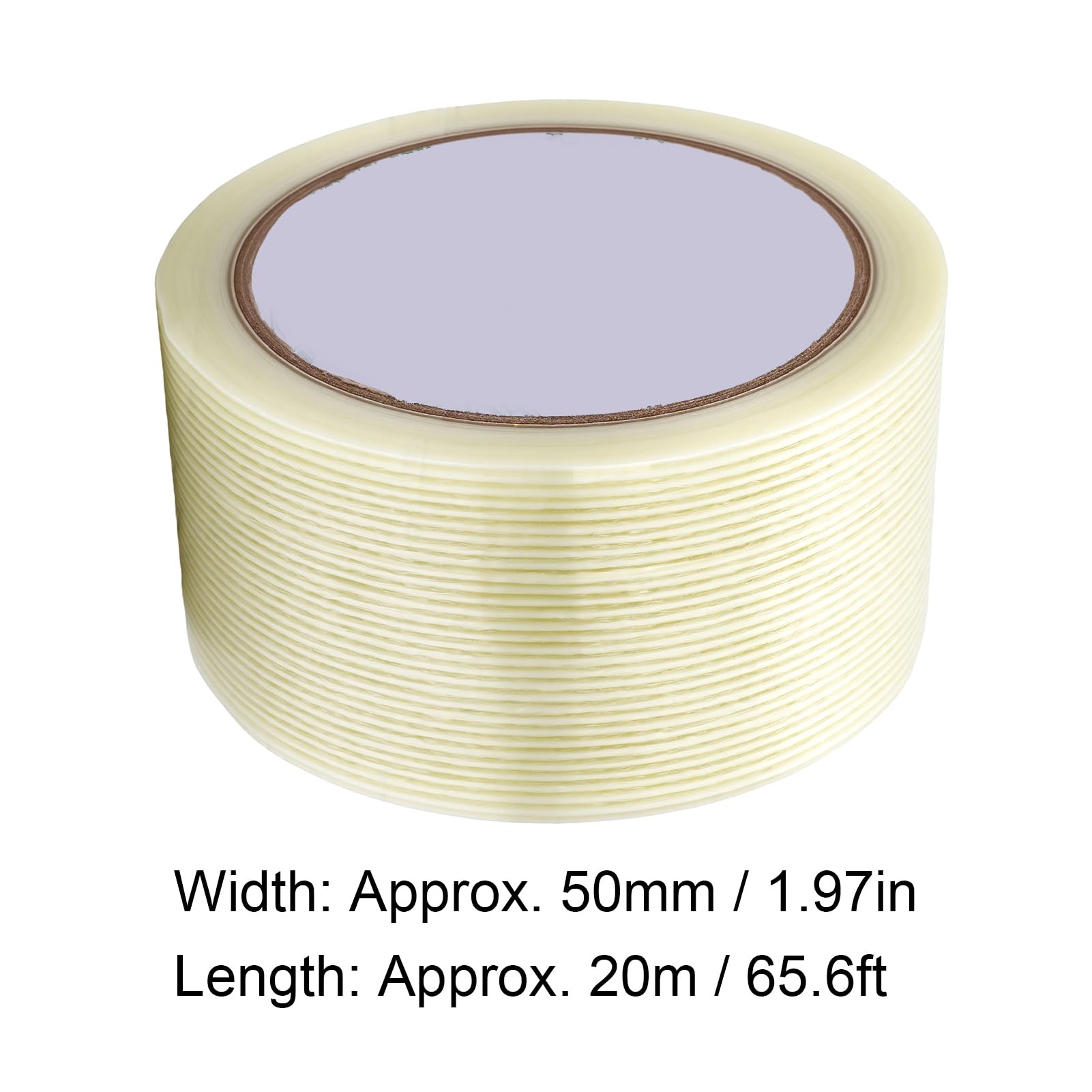 ViaGasaFamido 10 Pièces Ruban de Cerclage en Fibre de Verre 50 Mm X 20 M